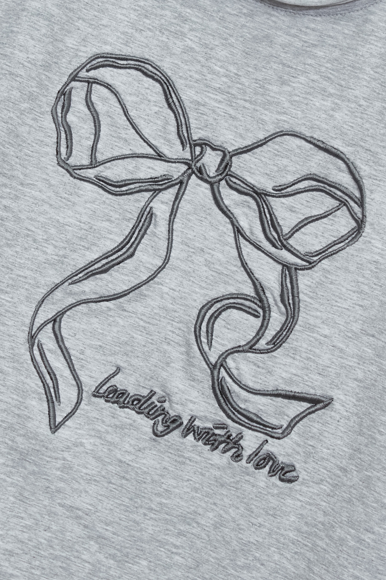 Bow Embroidery Graphic Short Sleeve TeeBow Embroidery Graphic Short Sleeve Tee,Tops,Season (SS) Look,Embroidered,bows,Knitted