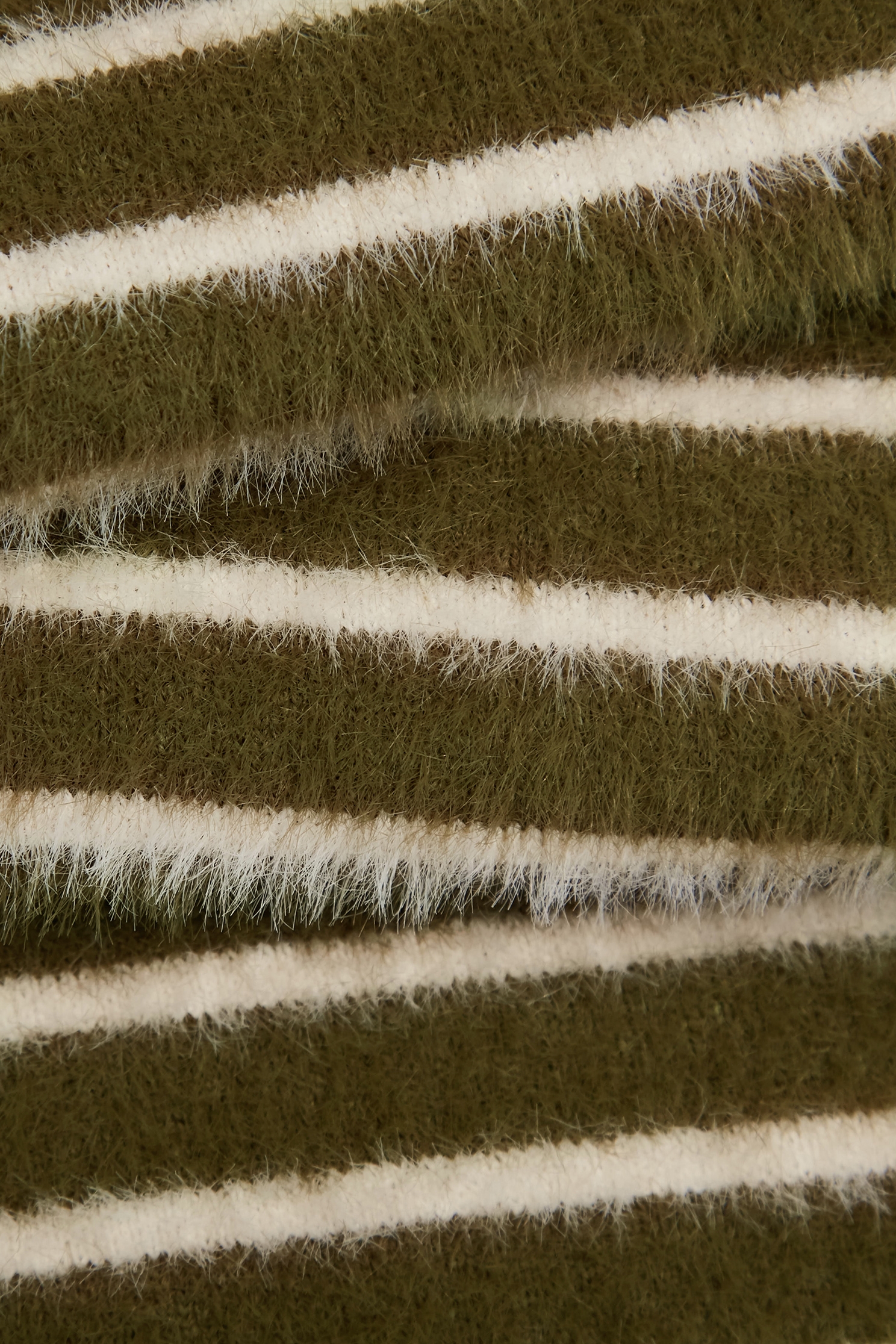 Faux Fur Stripe Short Sleeve TopFaux Fur Stripe Short Sleeve Top,Tops,Season (SS) Look,Stripe