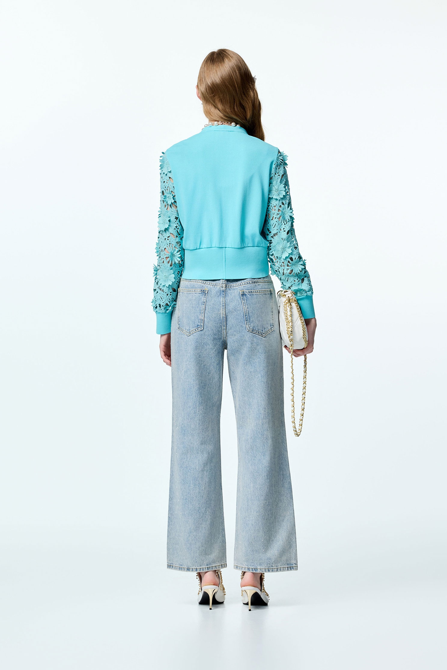 Hollow Out Floral Lace Knit CardiganHollow Out Floral Lace Knit Cardigan,Embroidered,Outerwear,Season (AW) Look,Valentine,blossoms,Lace,Knitted,Knitted coats