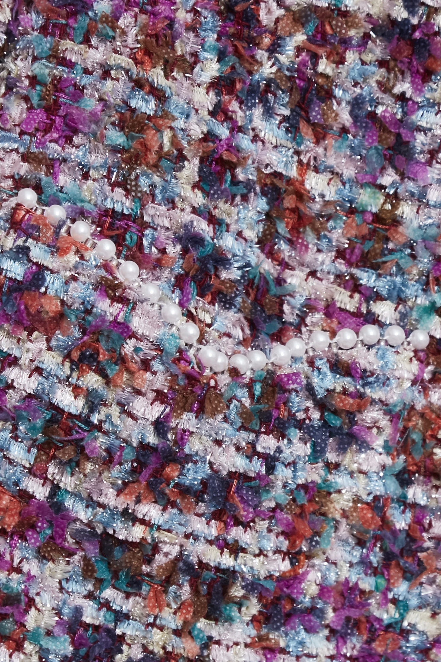 Organza Ruffle Detail Purple Tweed JacketOrganza Ruffle Detail Purple Tweed Jacket,Jackets,Outerwear,co-ord sets,Season (AW) Look,Long sleeve outerwear