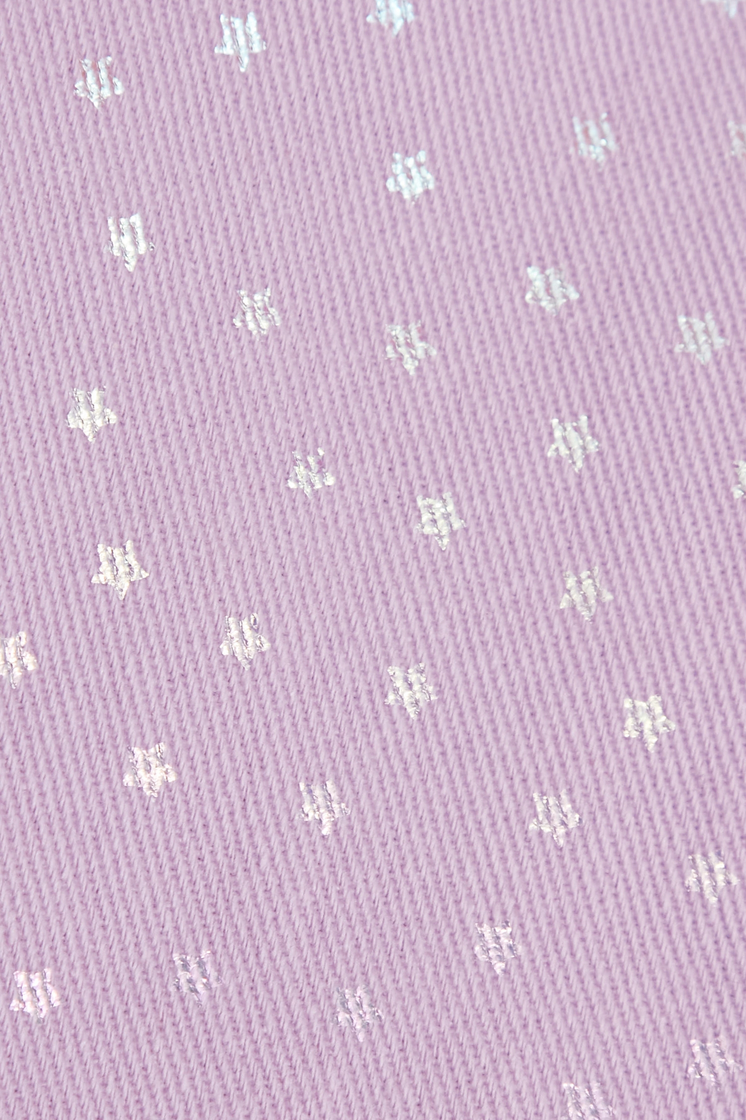 Silver Star Print Denim Jacket With Ruffle DetailSilver Star Print Denim Jacket With Ruffle Detail,Jackets,Office Looks,Outerwear,co-ord sets,Denim,Denim Jackets,Season (AW) Look,Valentine