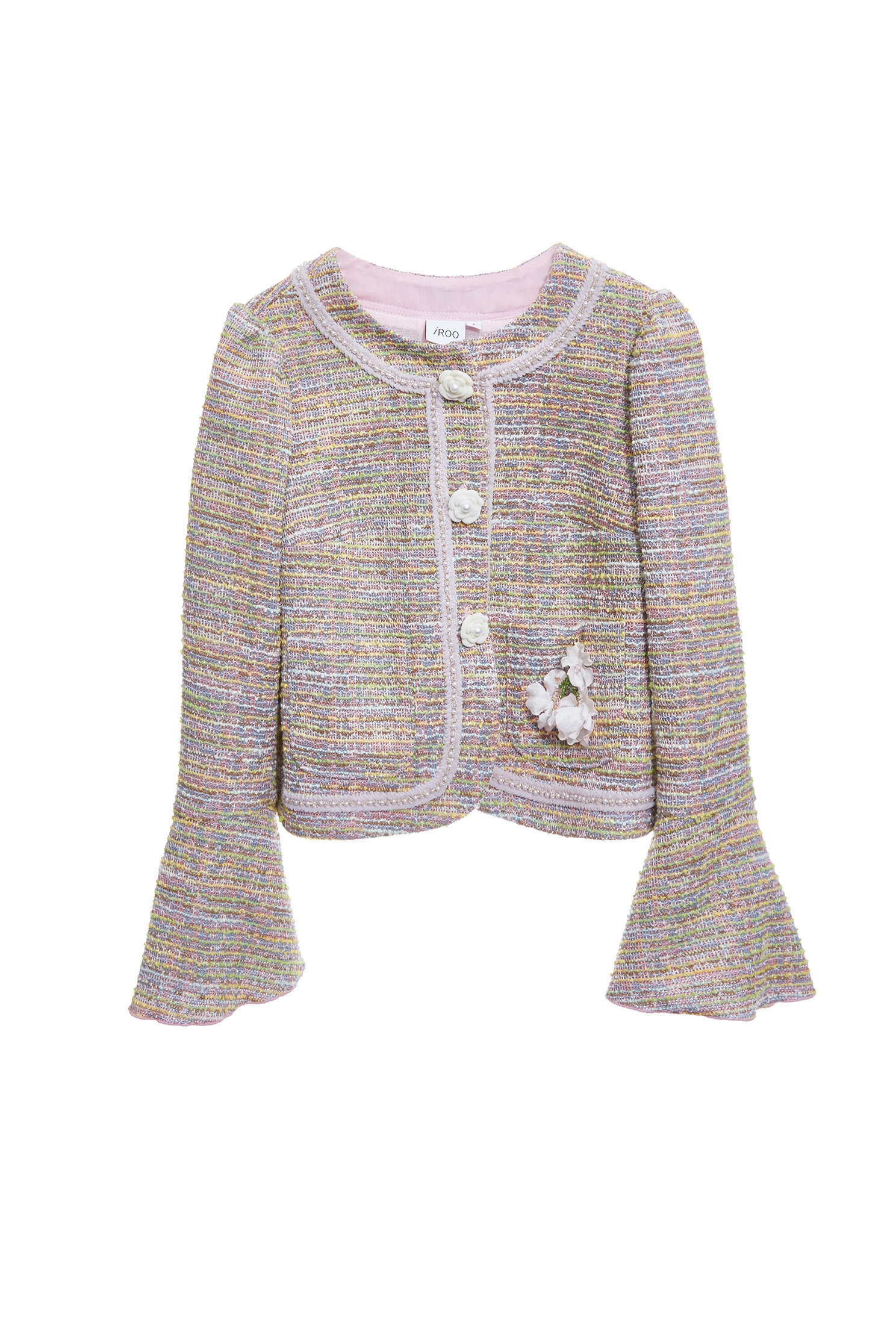 Bell Sleeve Tweed JacketBell Sleeve Tweed Jacket,Jackets,Outerwear,Season (AW) Look