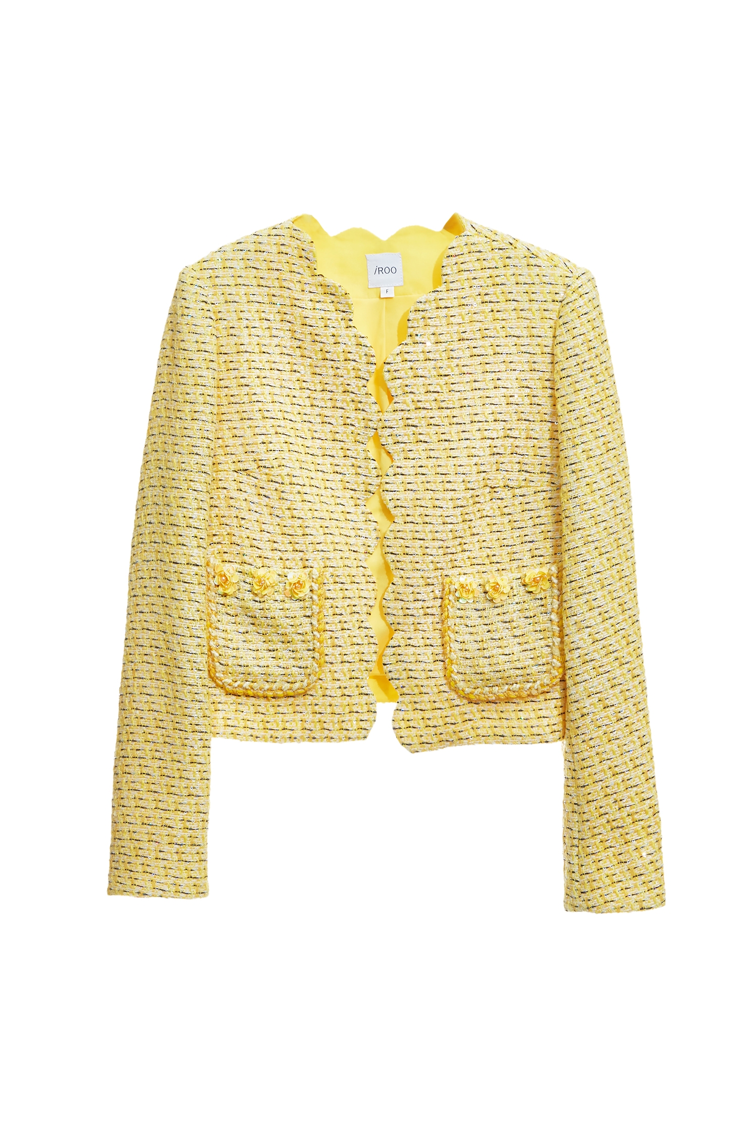 Contrast Stripe Tweed JacketContrast Stripe Tweed Jacket,Jackets,Season (SS) Look