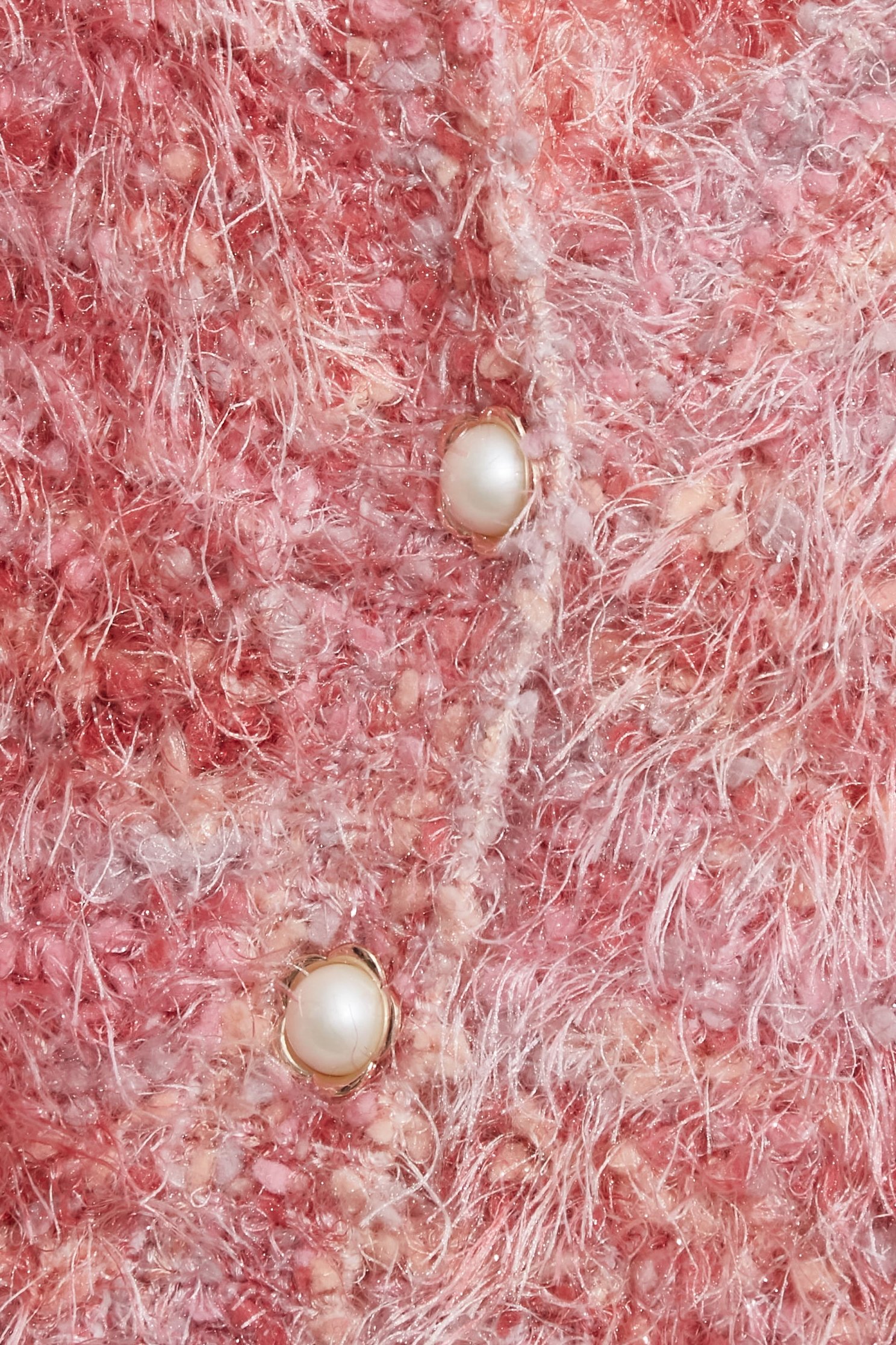 V-neck Fringe Knit CardiganV-neck Fringe Knit Cardigan,Jackets,Outerwear,Season (SS) Look,pearl,Knitted,Knitted coats