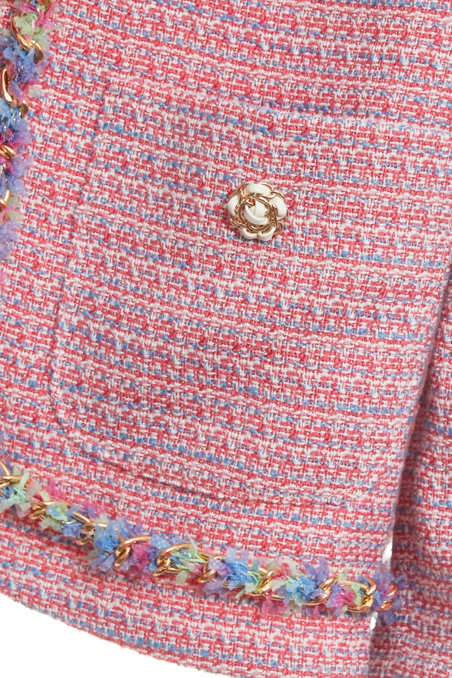 Multi Colour Trim Detail Tweed JacketMulti Colour Trim Detail Tweed Jacket,Jackets,Outerwear,Season (SS) Look