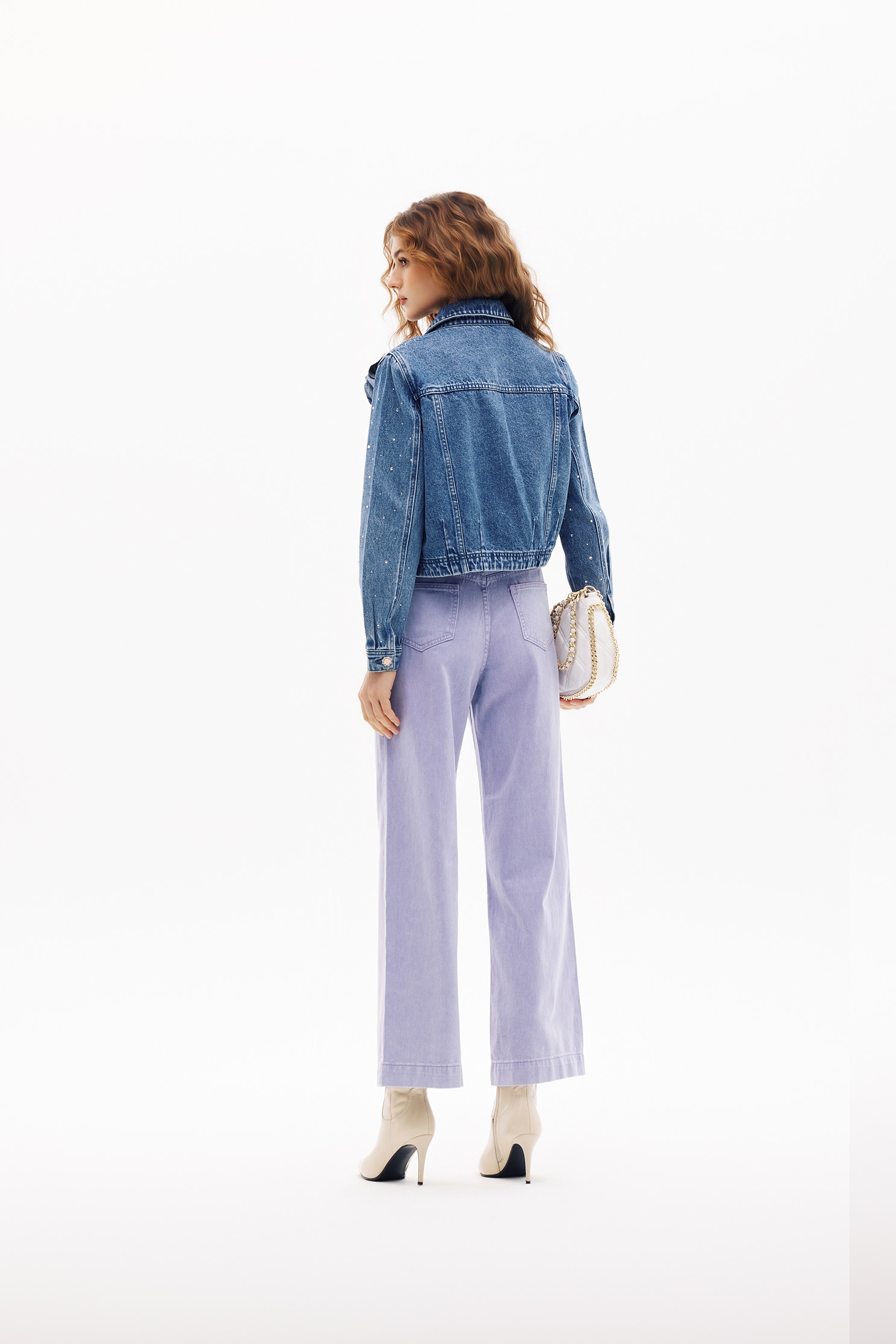 Sequin detail Denim JacketSequin detail Denim Jacket,Jackets,Outerwear,Season (SS) Look,Denim,Denim Jackets