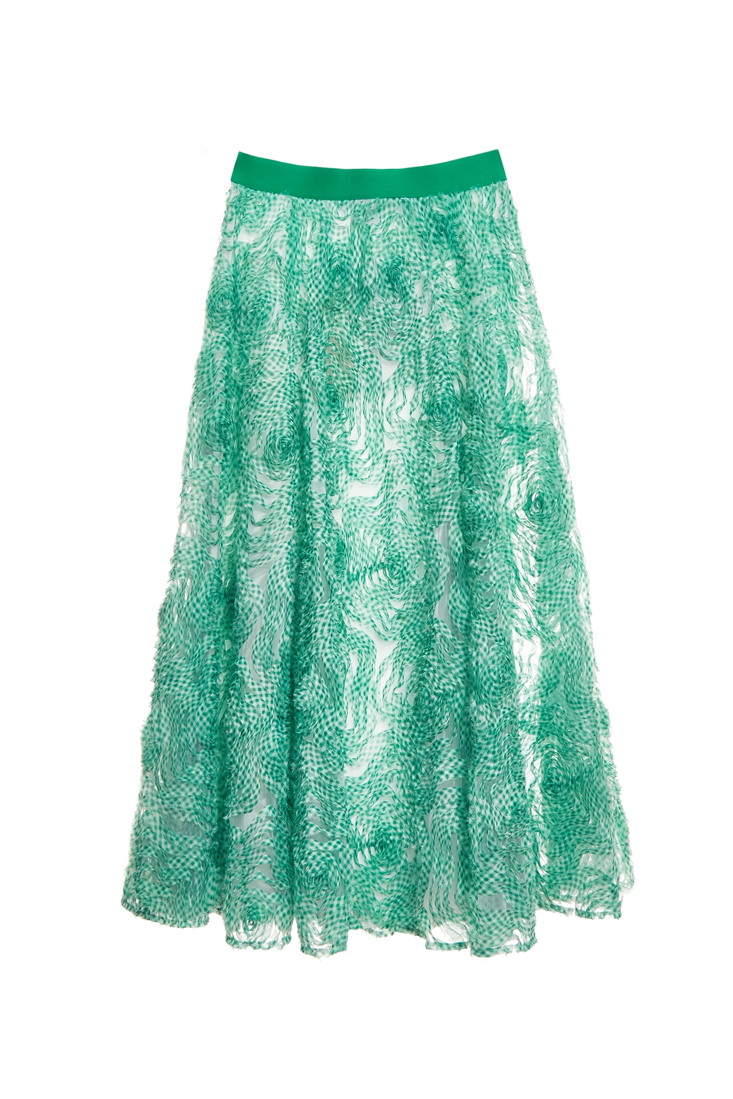 Checkerd Mesh Floral Maxi SkirtCheckerd Mesh Floral Maxi Skirt,Season (SS) Look,Mesh fabric,Tutu skirts,Midi skirts,Chiffon