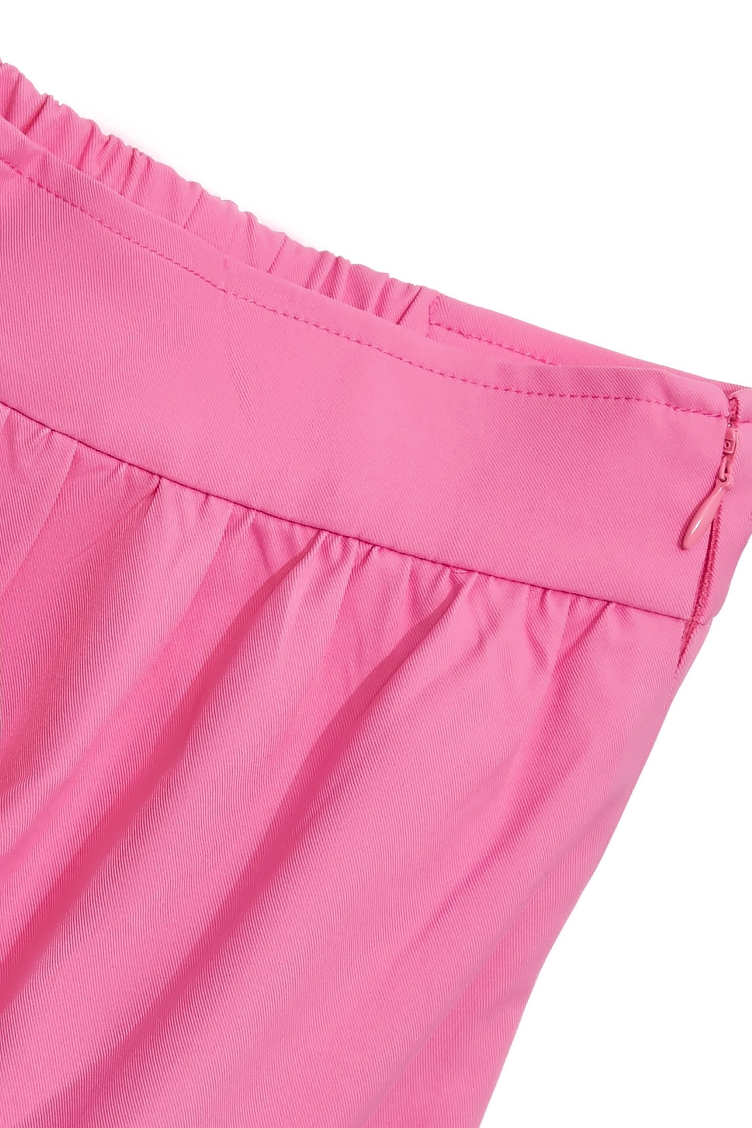 Fushia Pink Tiered SkirtFushia Pink Tiered Skirt,Season (SS) Look,Layered skirts