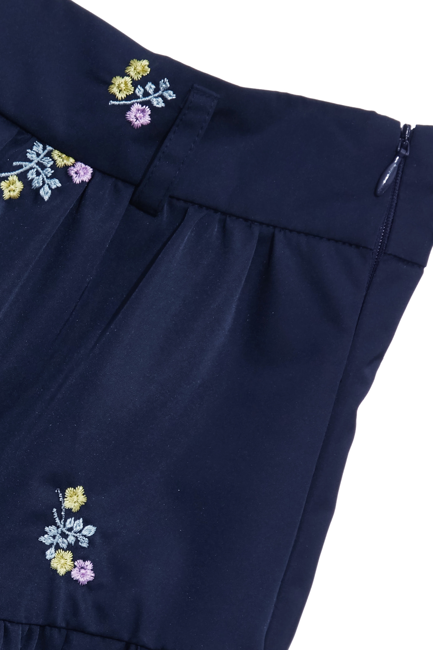 Floral Embroidery Detail Midi SkirtFloral Embroidery Detail Midi Skirt,Embroidered,Season (SS) Look,Midi skirts