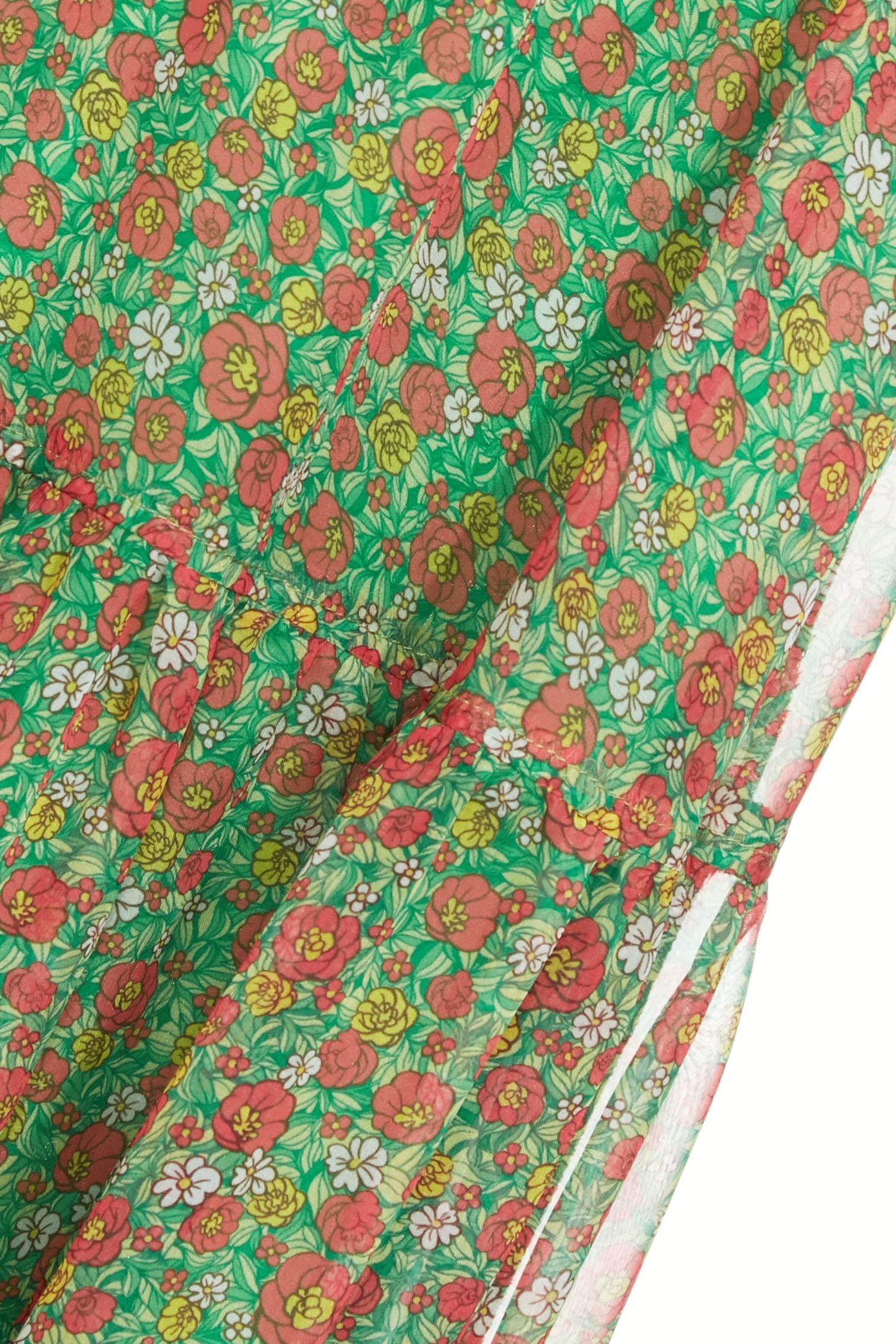 Floral Print Chiffon Midi SkirtFloral Print Chiffon Midi Skirt,Season (SS) Look,City Feminine,Chiffon,Chiffon skirts