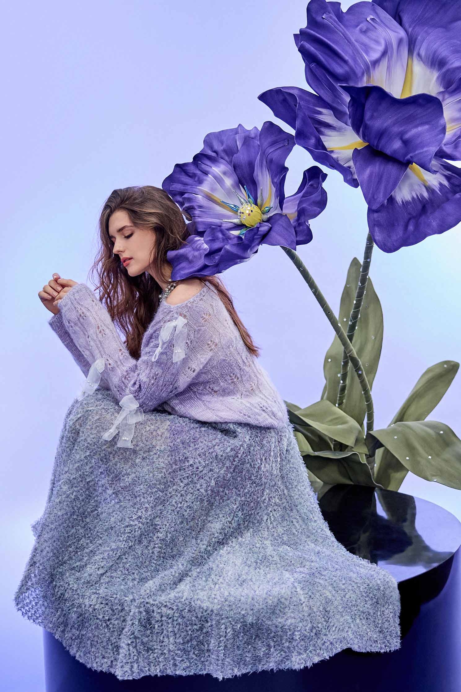 Mesh Feather Maxi SkirtMesh Feather Maxi Skirt,Season (AW) Look,Mesh fabric,Midi skirts