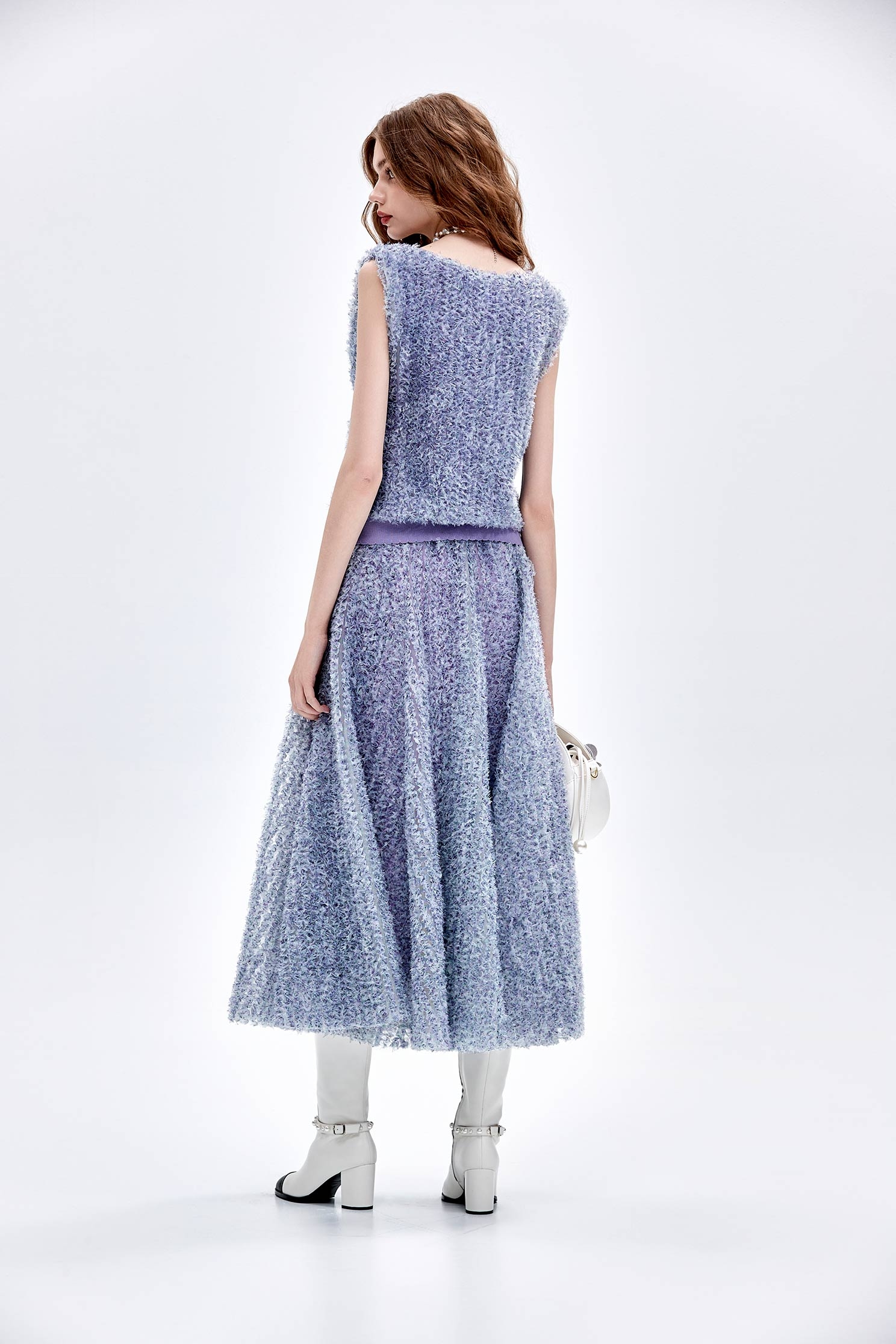 Mesh Feather Maxi SkirtMesh Feather Maxi Skirt,Season (AW) Look,Mesh fabric,Midi skirts