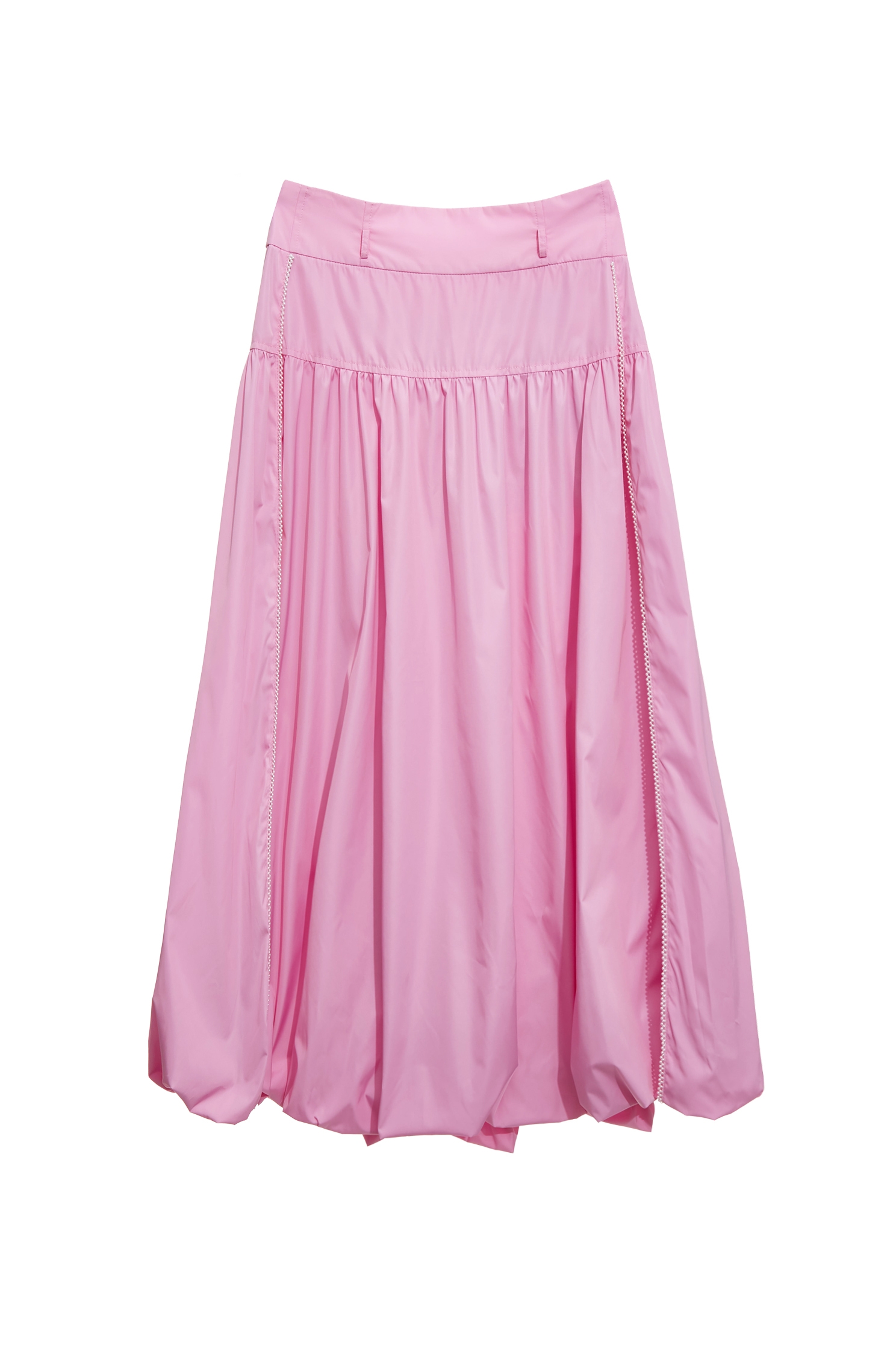 Pink Taffeta Bubble SkirtPink Taffeta Bubble Skirt,co-ord sets,pearl,Season (AW) Look,Tutu skirts,Midi skirts
