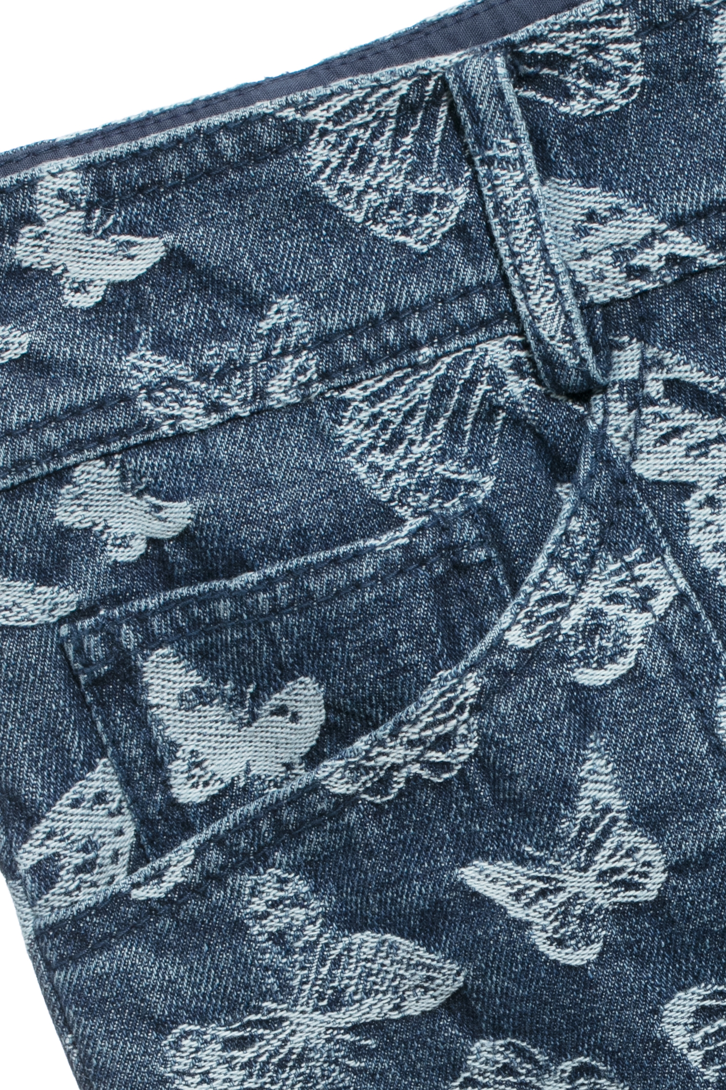 Butterfly Print Denim SkirtButterfly Print Denim Skirt,Denim,Denim skirts,pearl,Mini skirts,Season (AW) Look