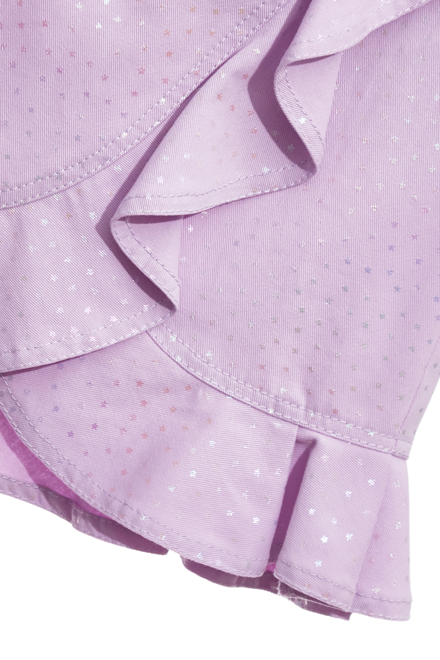 Silver Star Print Ruffle Denim SkirtSilver Star Print Ruffle Denim Skirt,co-ord sets,Denim,Denim skirts,Mini skirts,Season (AW) Look,Valentine