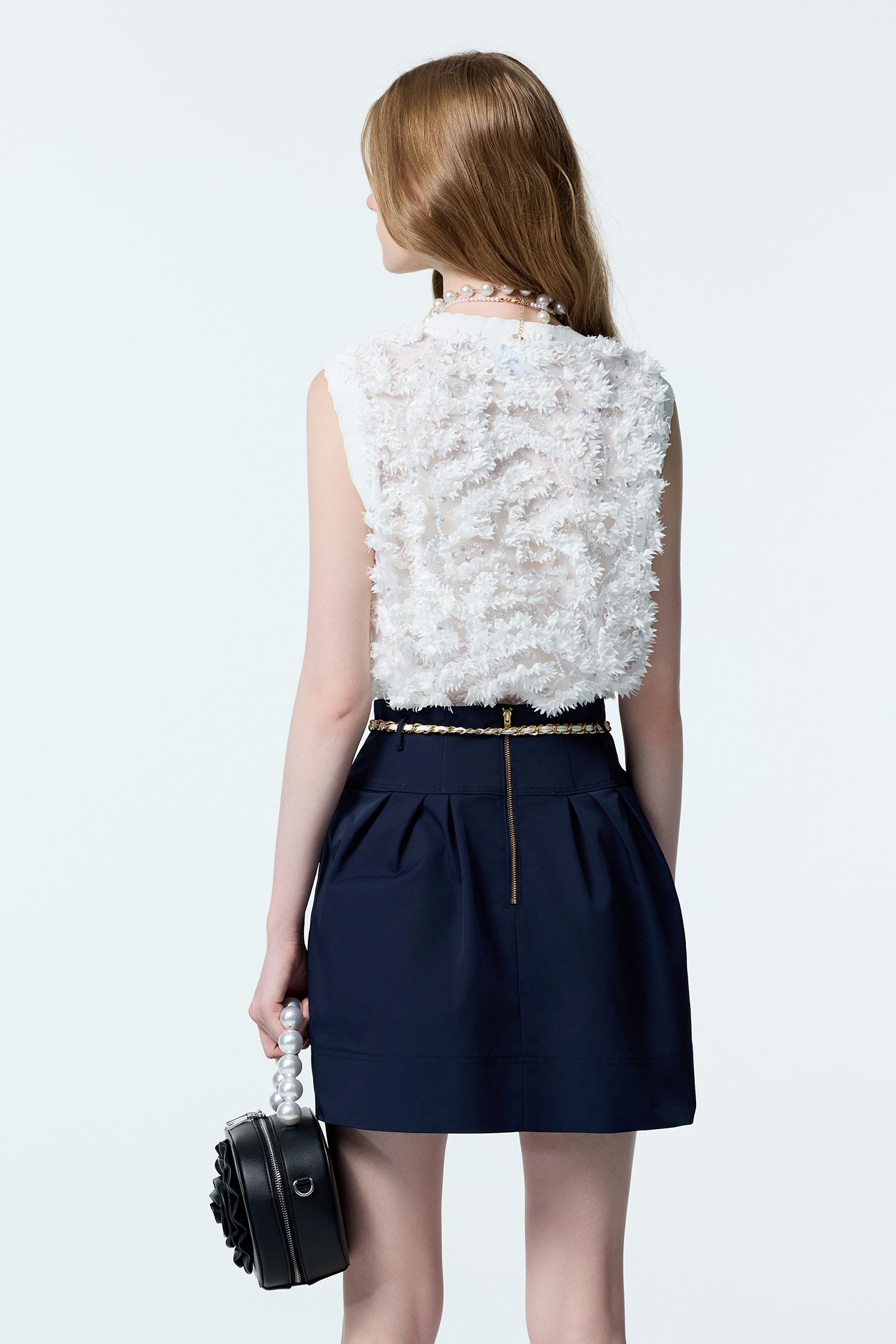 Navy Puff Short SkirtNavy Puff Short Skirt,Mini skirts,Shorts,Season (AW) Look,Valentine,Tutu skirts