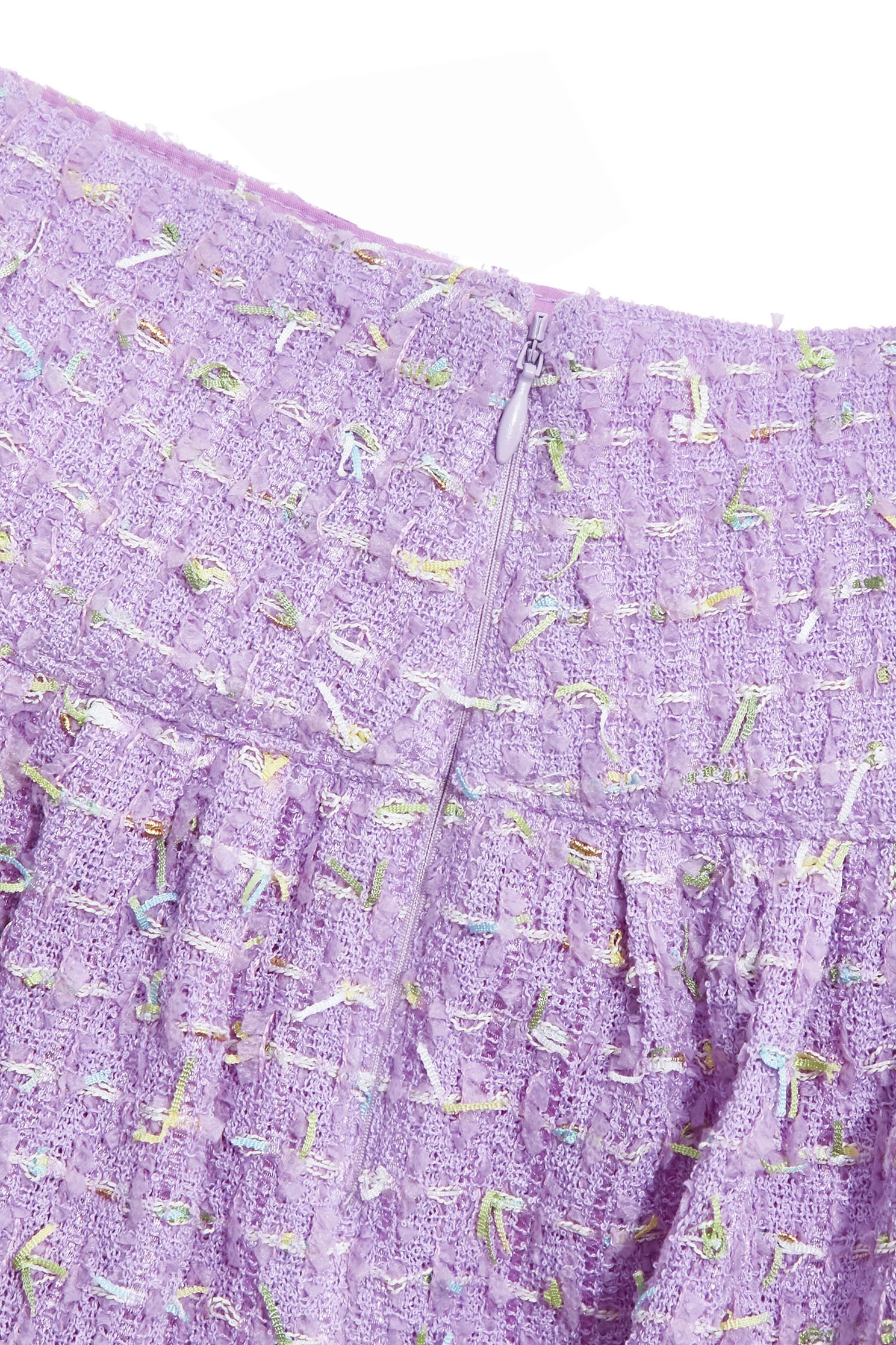 Pearl Detail Purple Tweed SkirtPearl Detail Purple Tweed Skirt,pearl,Mini skirts,Season (AW) Look