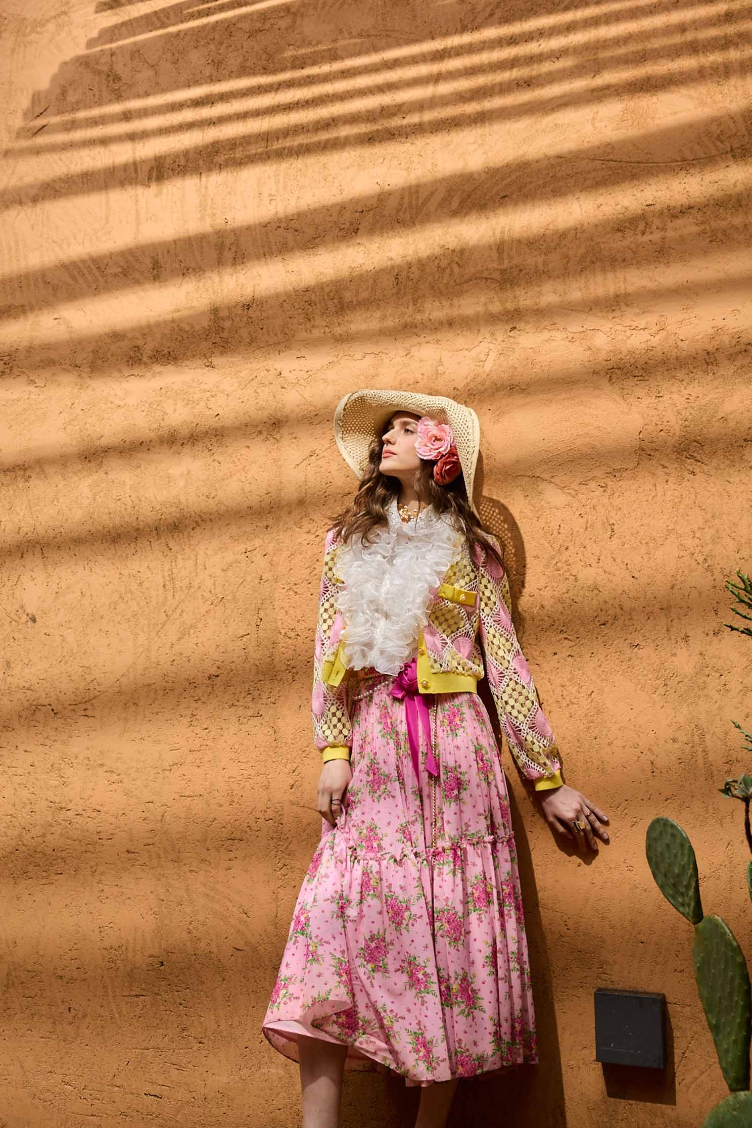 Floral Print Chiffon Tiered SkirtFloral Print Chiffon Tiered Skirt,Tops,Season (SS) Look,Layered skirts,Midi skirts