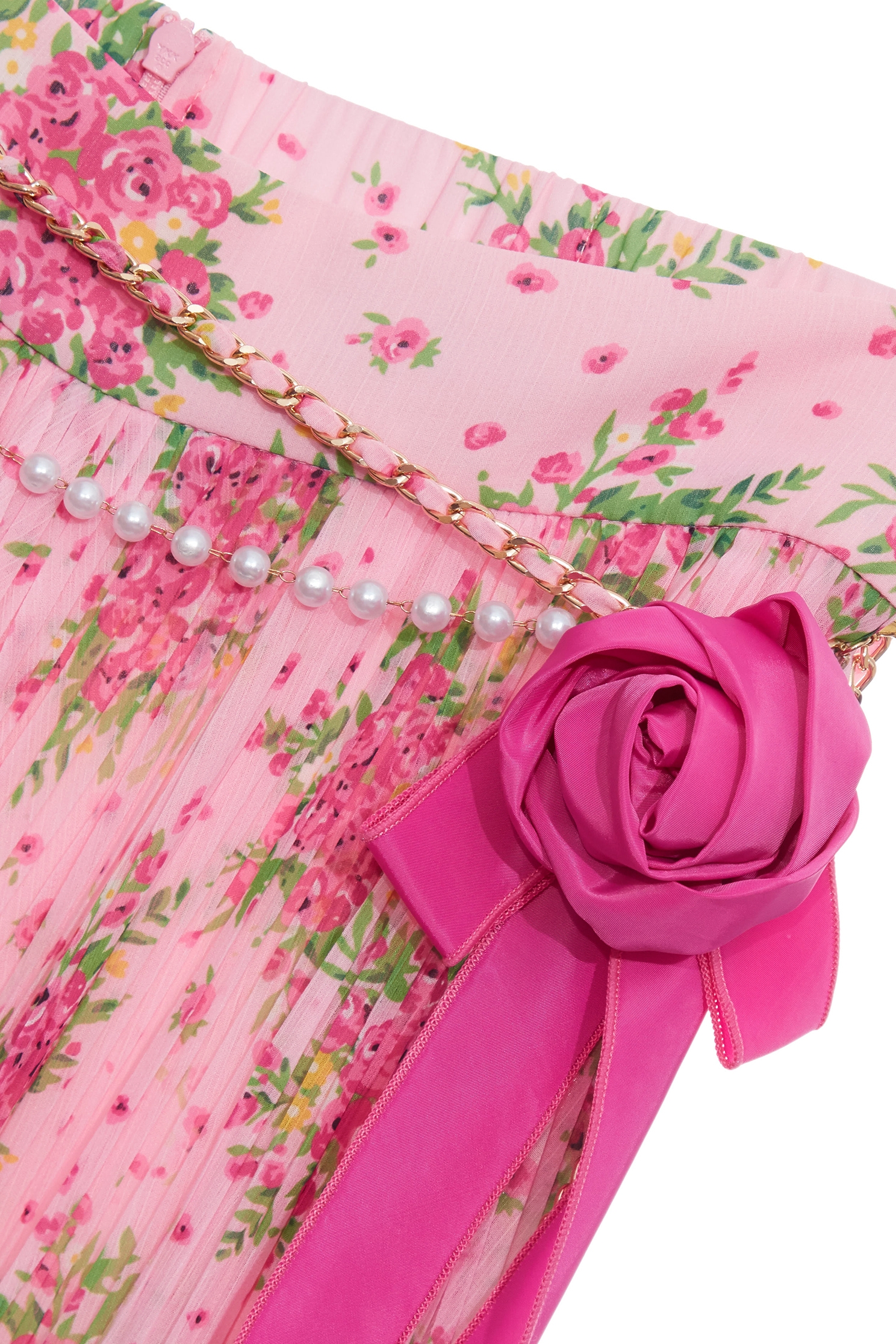 Floral Print Chiffon Tiered SkirtFloral Print Chiffon Tiered Skirt,Tops,Season (SS) Look,Layered skirts,Midi skirts