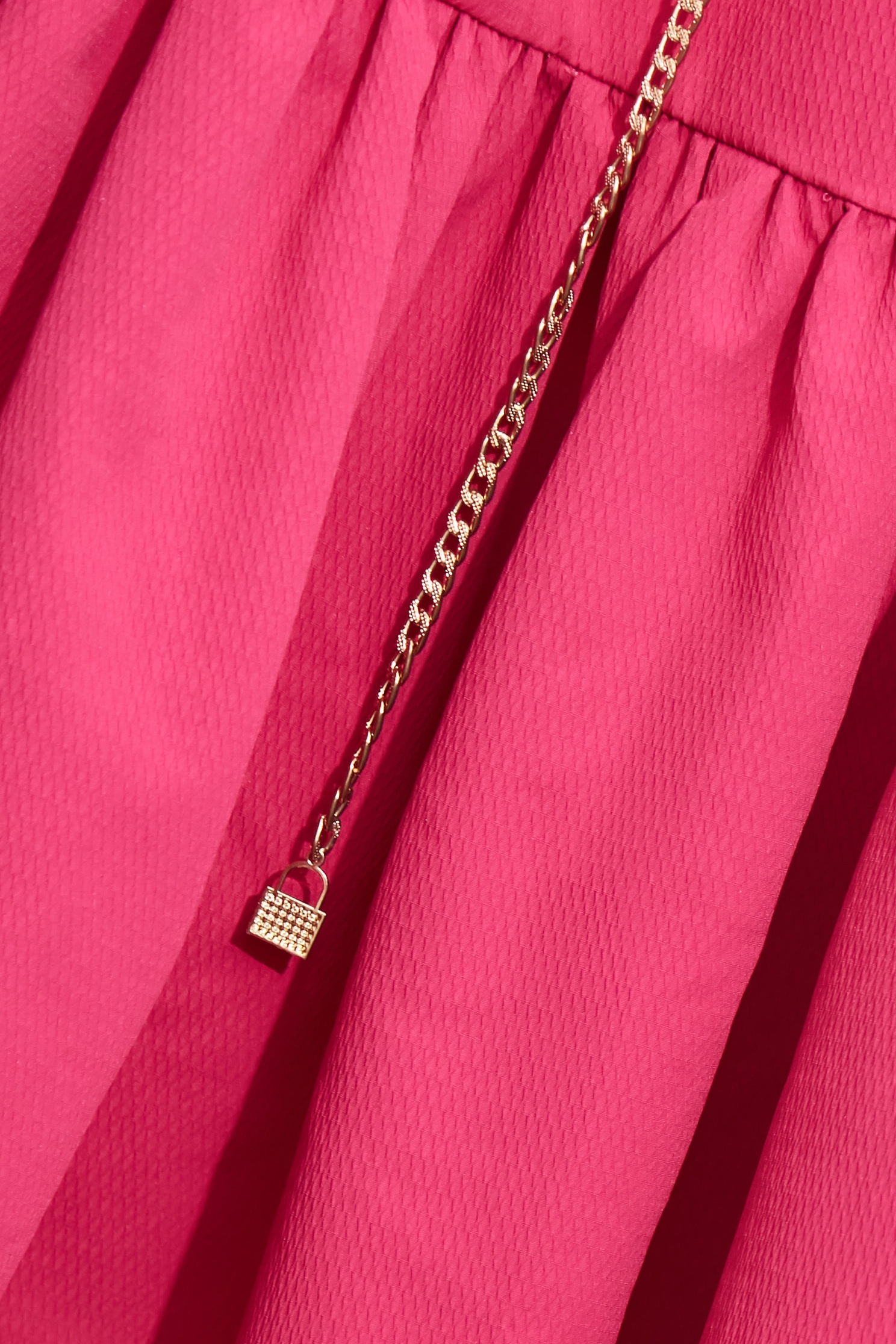 Magenta Pink Maxi Tiered SkirtMagenta Pink Maxi Tiered Skirt,Season (SS) Look,Midi skirts