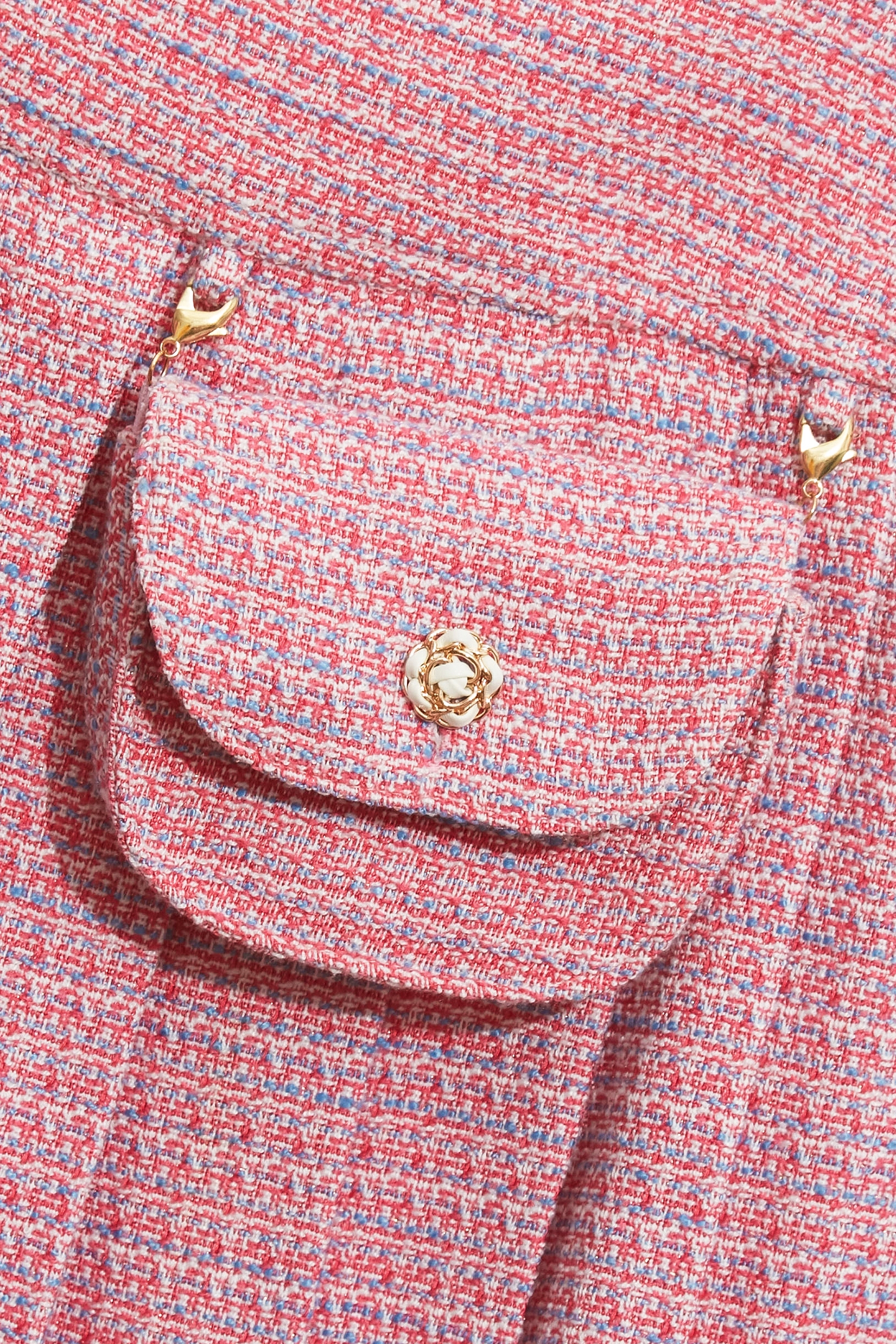 Pleated Tweed Short SkirtPleated Tweed Short Skirt,Season (SS) Look,Mini skirts