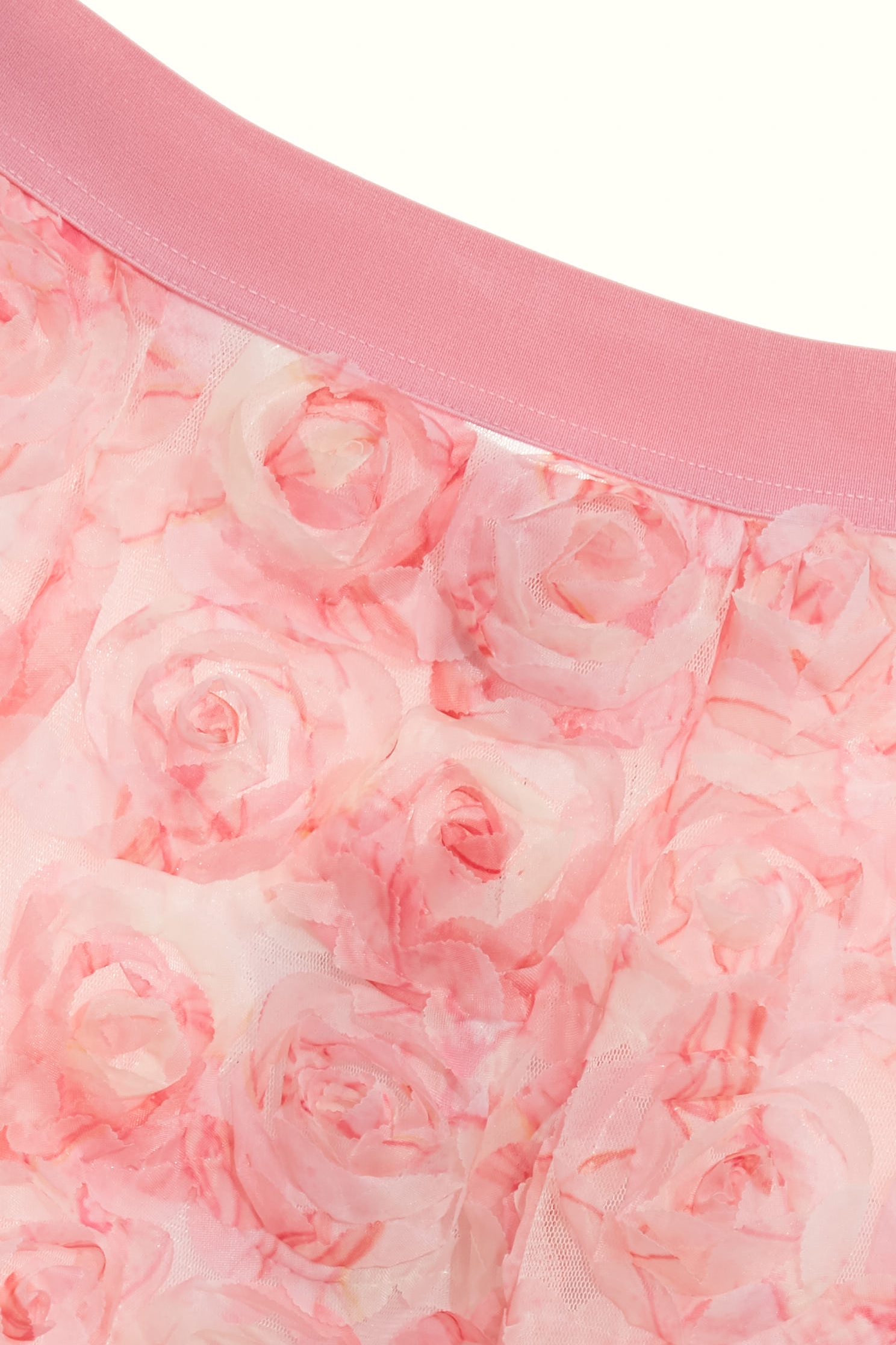 Rose Detail Maxi SkirtRose Detail Maxi Skirt,Season (SS) Look,Mesh fabric,Tutu skirts,blossoms,Midi skirts