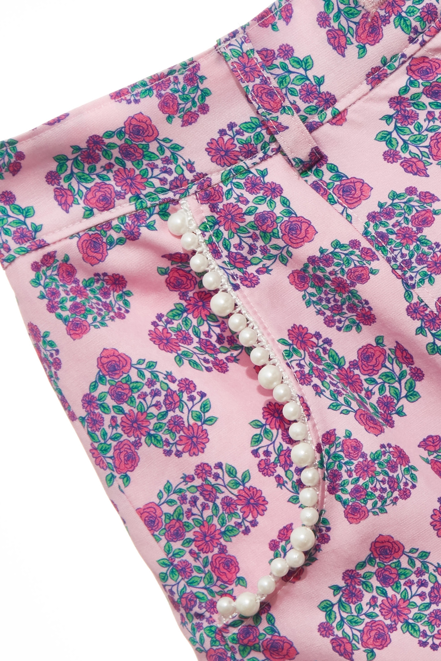 Floral Print Heart Pattern ShortsFloral Print Heart Pattern Shorts,Tops,Season (SS) Look,Shorts,Skorts