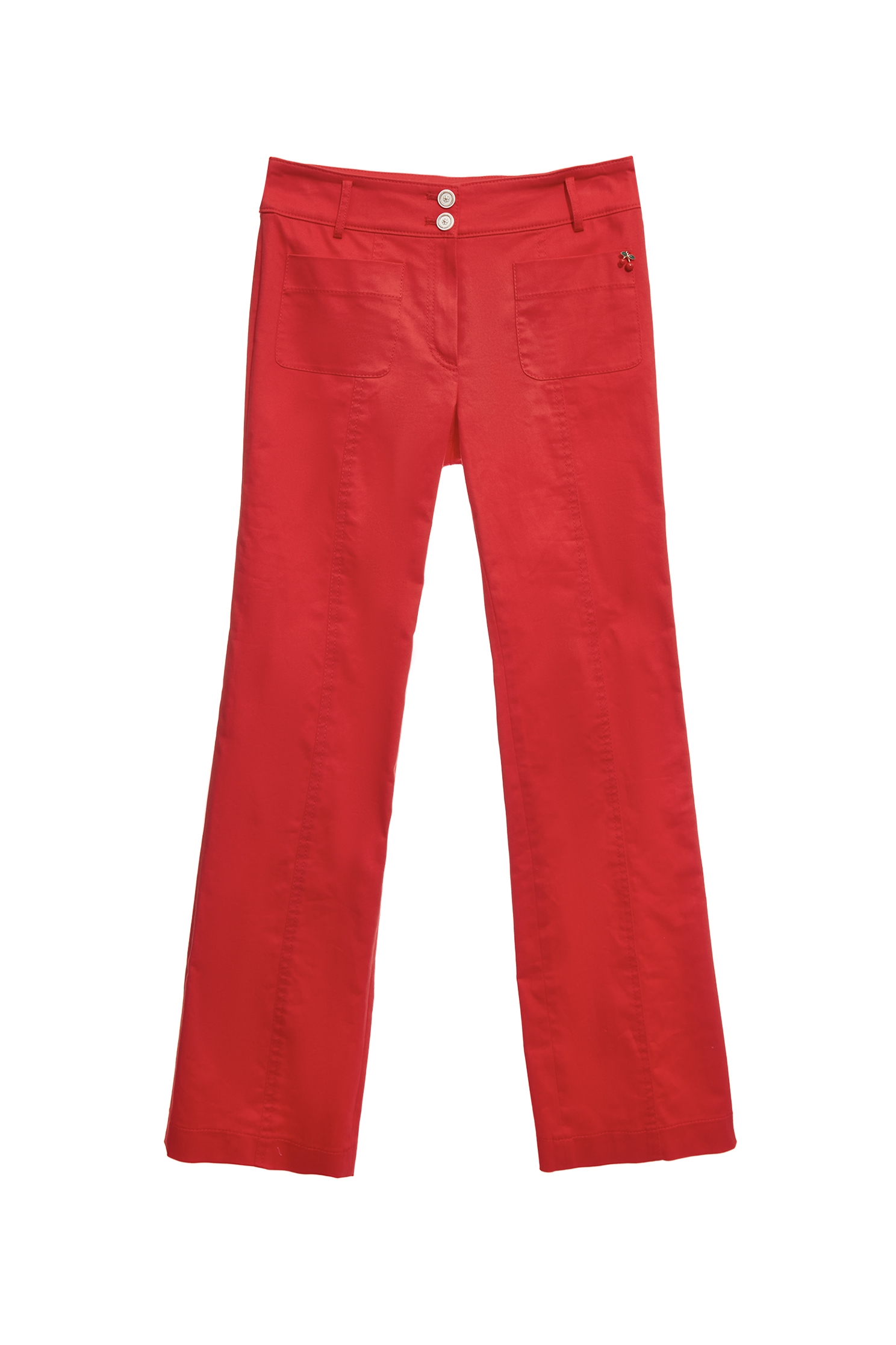 Chili Red Slim Fit Pants,Season (SS) Look,Denim,Jeans,pants
