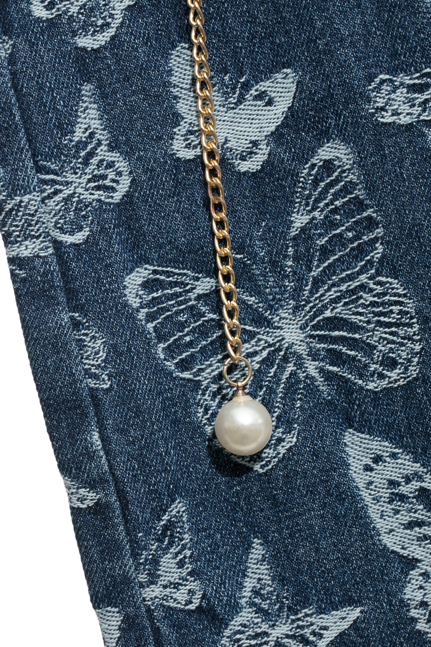 Butterfly Print Wide Leg JeansButterfly Print Wide Leg Jeans,Culottes,Denim,Jeans,Denim pants,Season (AW) Look,Belts,Wide-leg jeans