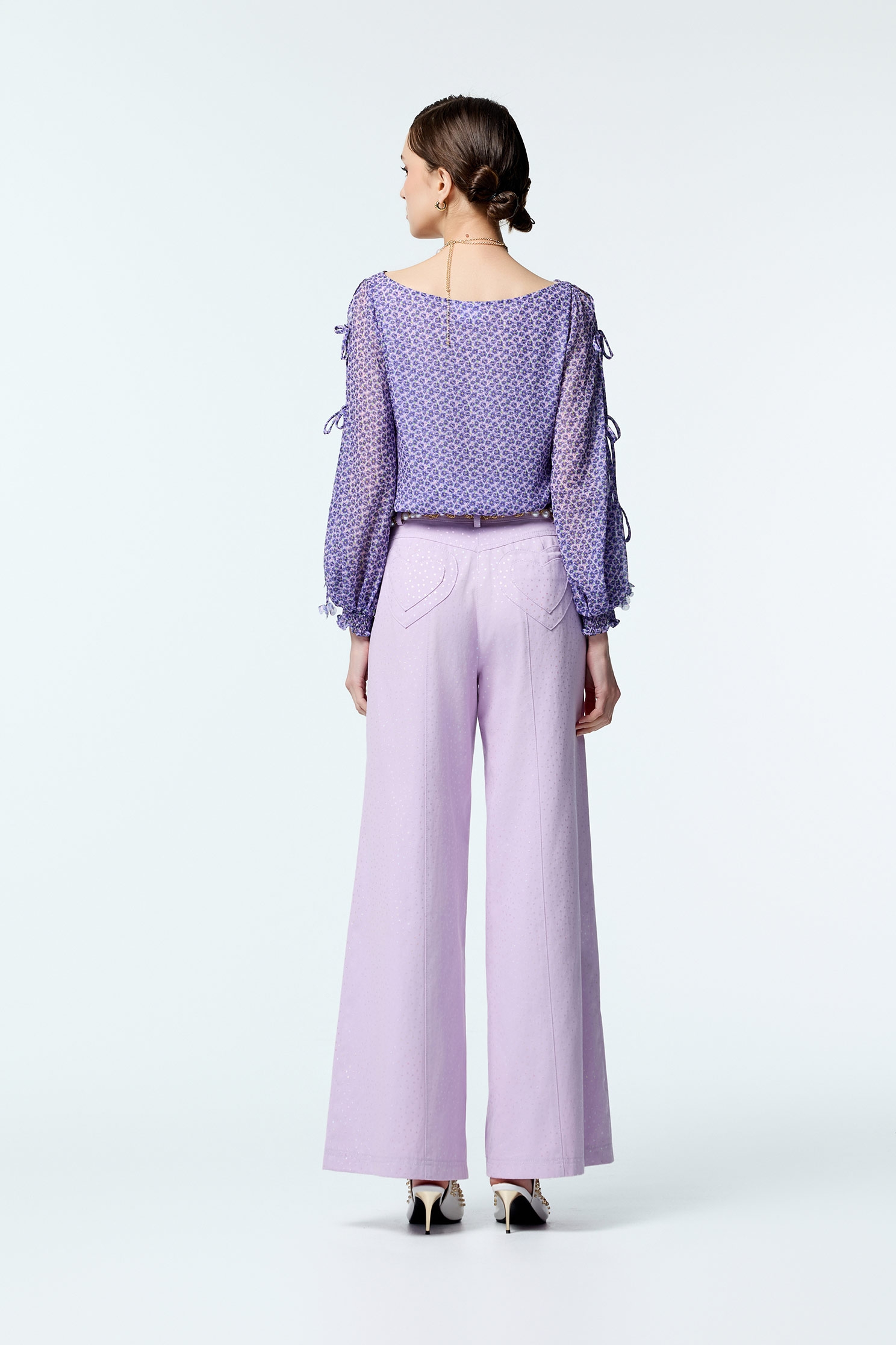 Silver Star Print Wide Leg JeansSilver Star Print Wide Leg Jeans,Office Looks,Culottes,co-ord sets,Denim,Jeans,pearl,Season (AW) Look,Culottes