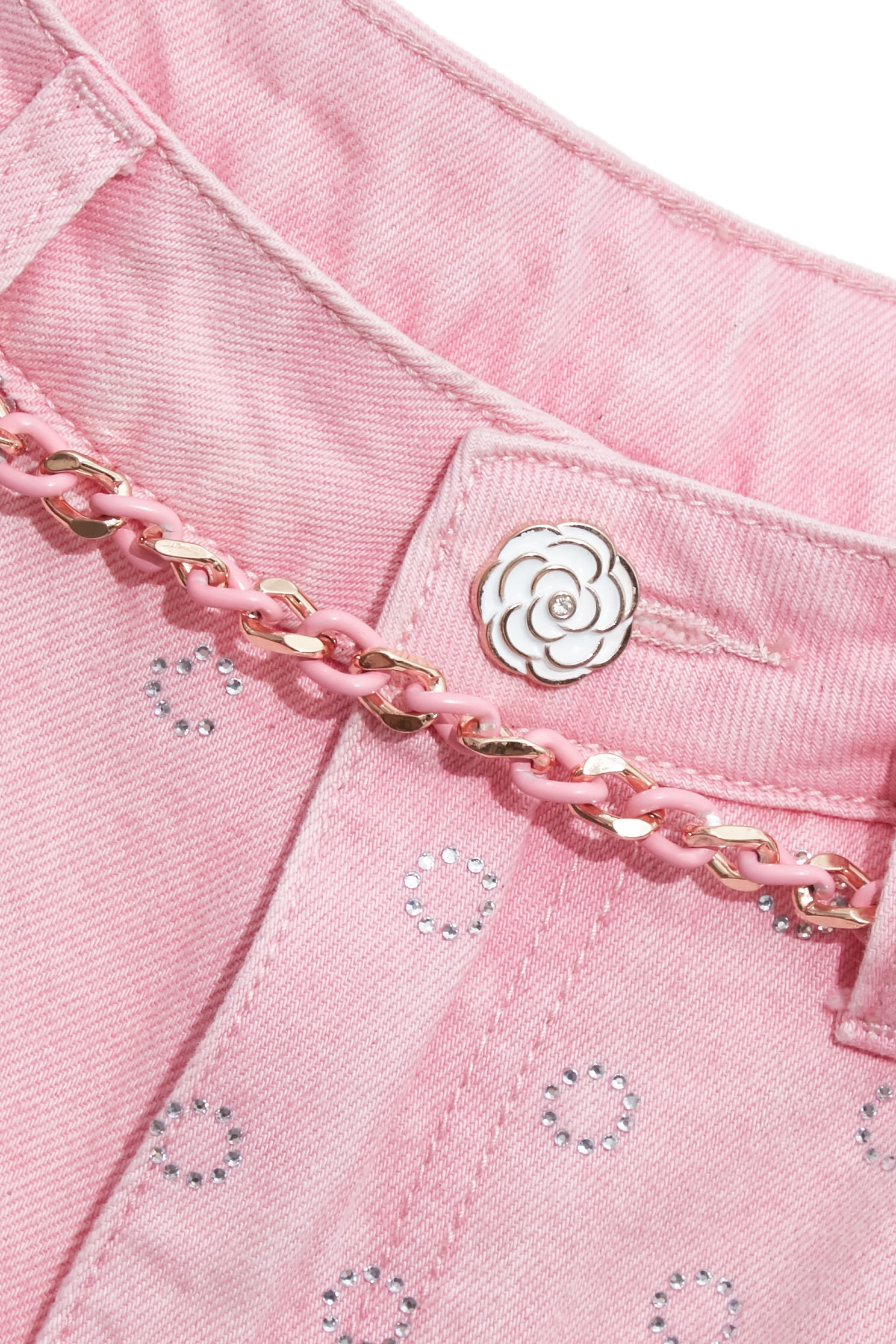 Sequin Detail Pink Wide Leg JeansSequin Detail Pink Wide Leg Jeans,Denim,Denim,Jeans,Season (AW) Look,Valentine,blossoms