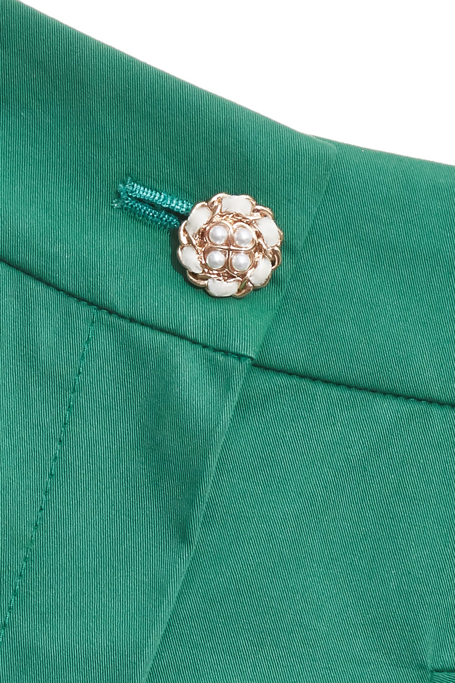 Jade Green Front Pleat ShortsJade Green Front Pleat Shorts,Office Looks,Shorts,Season (AW) Look,Skorts