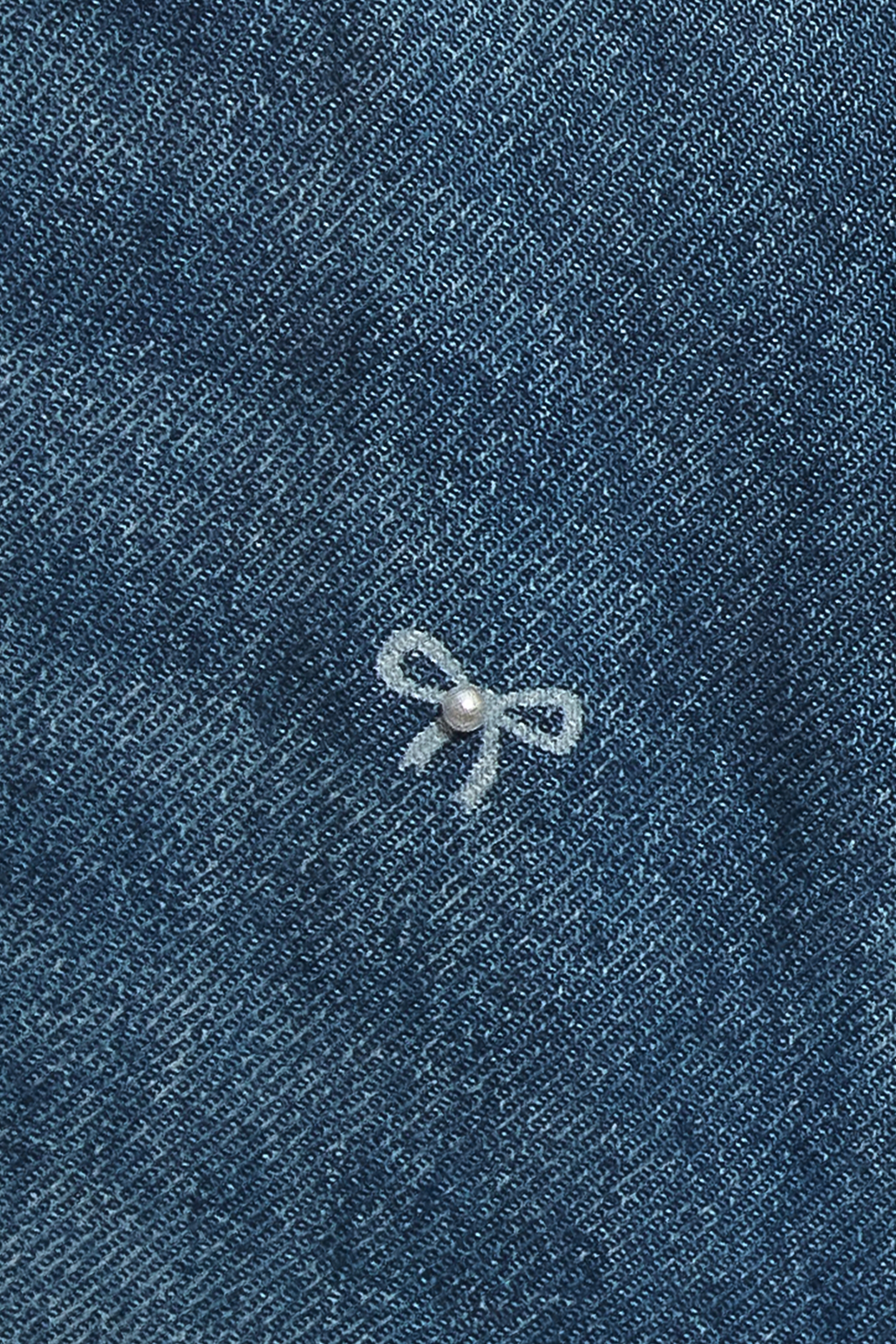 Bow Graphic Wide Leg JeansBow Graphic Wide Leg Jeans,Culottes,Season (SS) Look,Denim,Jeans,pearl,bows,Wide-leg jeans