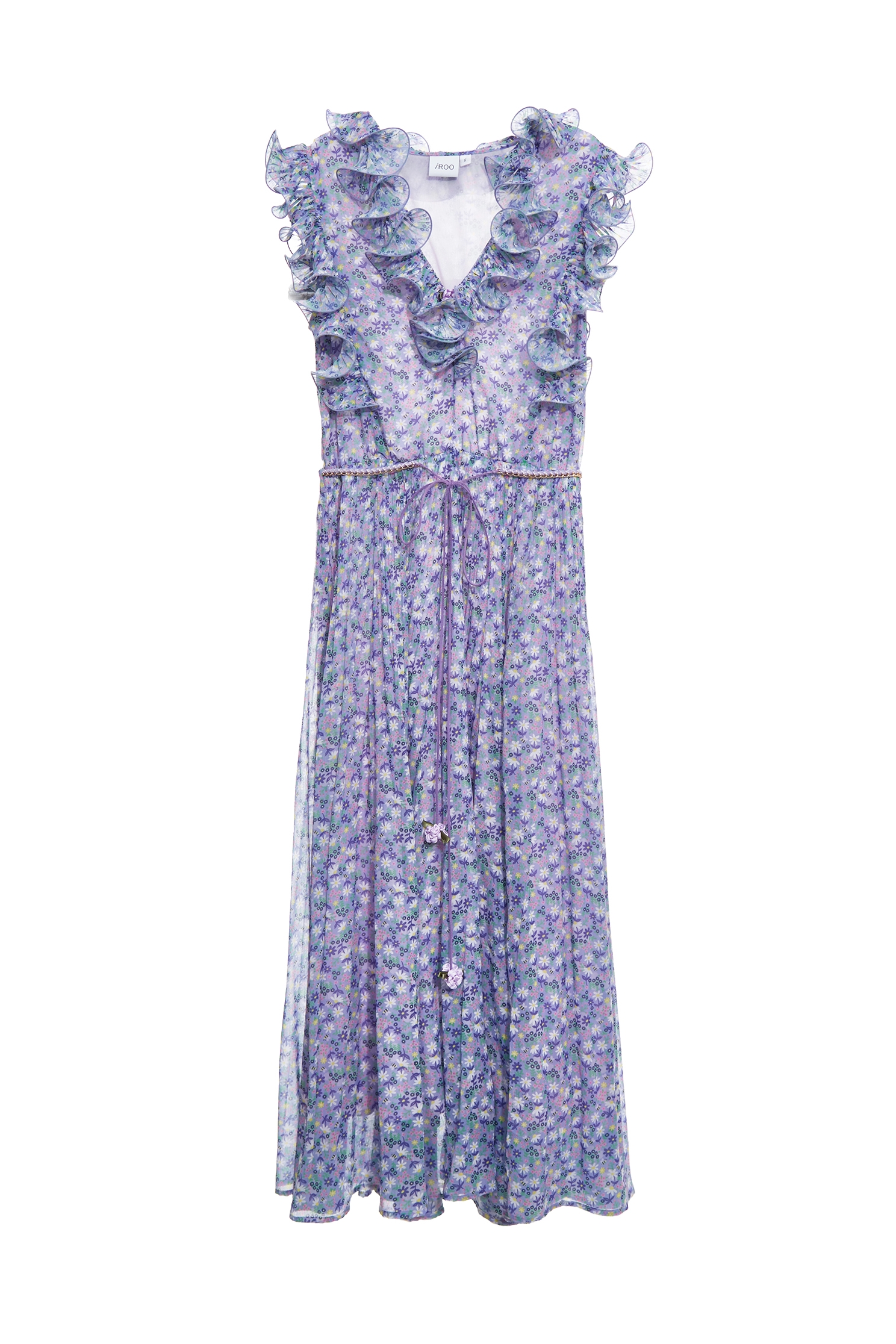 Floral Print Ruffle Detail Maxi DressFloral Print Ruffle Detail Maxi Dress,Dresses,Chiffon dresses,Season (SS) Look,Chiffon,Chiffon dresses