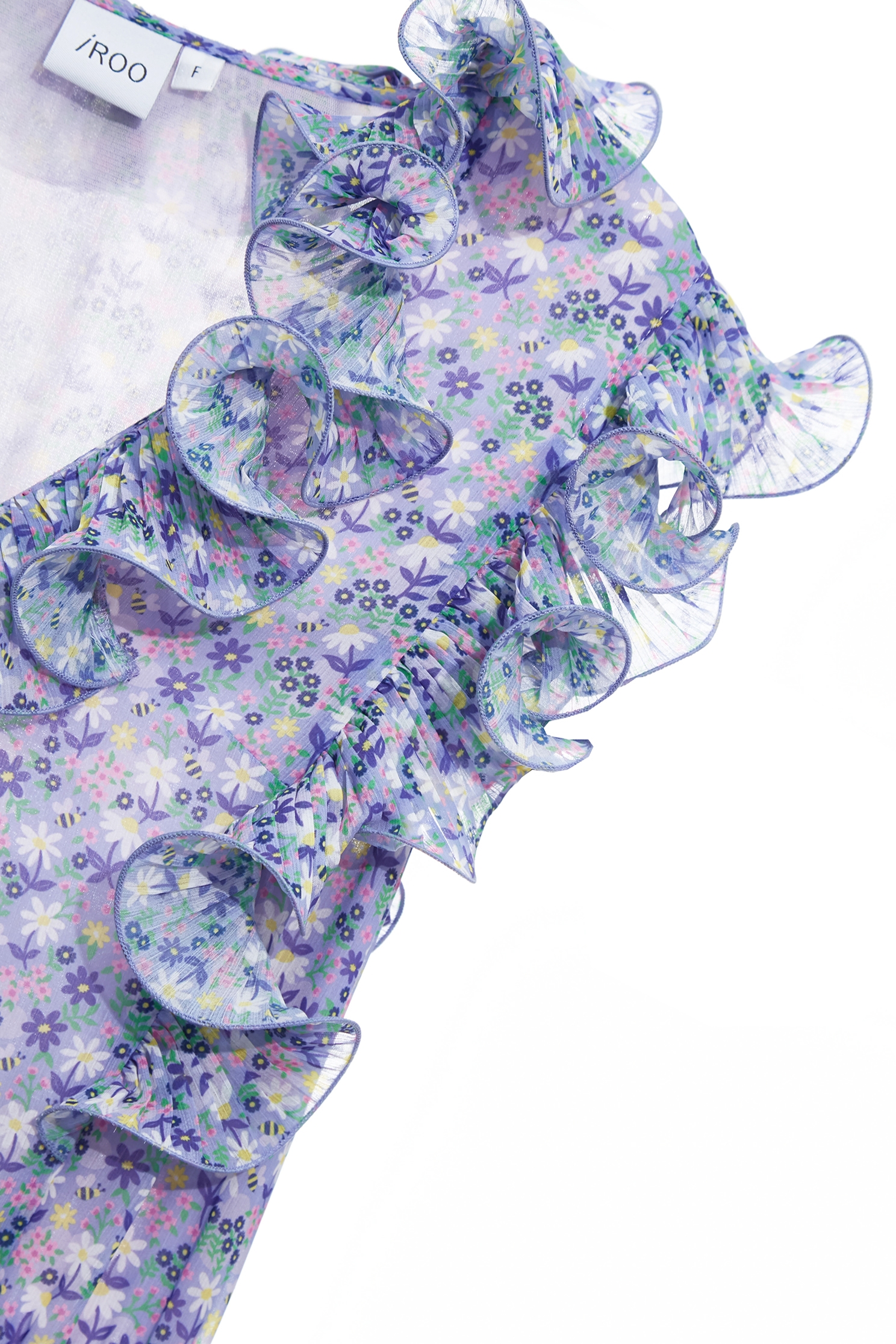 Floral Print Ruffle Detail Maxi DressFloral Print Ruffle Detail Maxi Dress,Dresses,Chiffon dresses,Season (SS) Look,Chiffon,Chiffon dresses