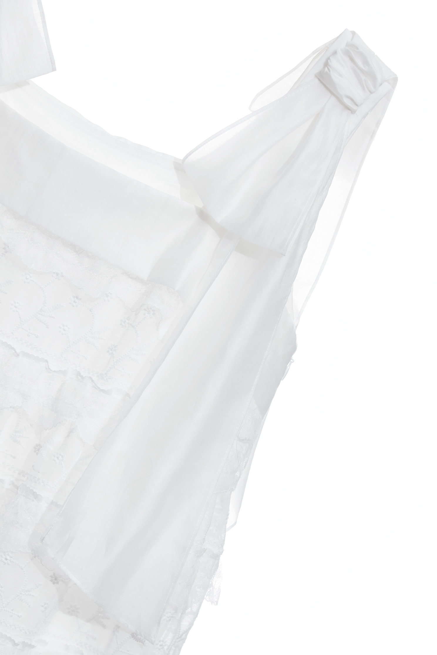 Bow Strap Detail Lace Dress,Dresses,Embroidered,Lace dresses,Season (SS) Look,White dresses,Lace,Lace dresses,bows