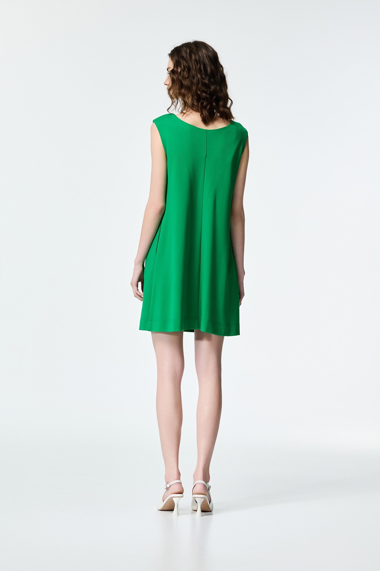 Front Bow Sleeveless DressFront Bow Sleeveless Dress,Dresses,Season (SS) Look,Plaid,City Feminine,bows