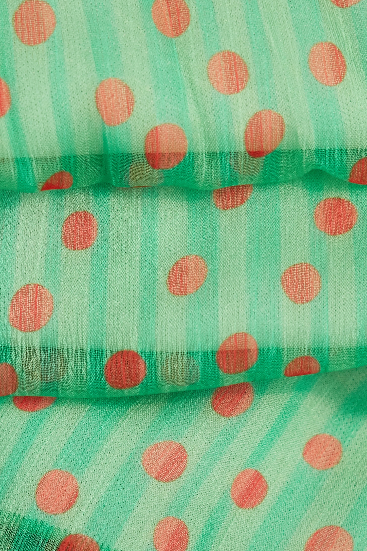 Polka Dot Print Ruffle Detail Chiffon DressPolka Dot Print Ruffle Detail Chiffon Dress,Dresses,Chiffon dresses,Season (SS) Look,City Feminine,Chiffon,Chiffon dresses