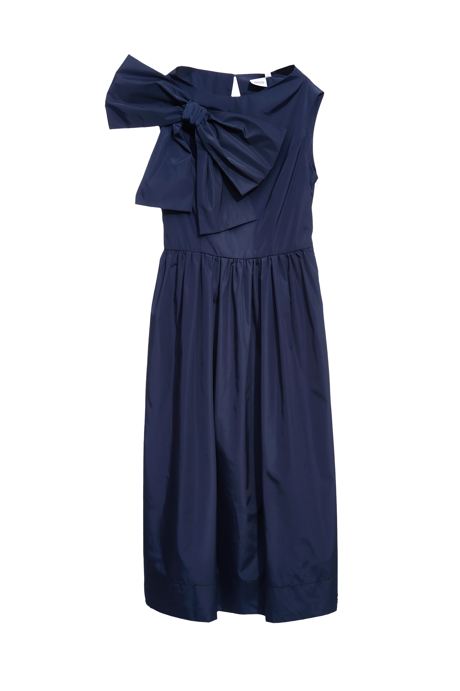 Bow Detail Navy Taffeta DressBow Detail Navy Taffeta Dress,Dresses,cocktaildresses,Evening dresses,Season (AW) Look,bows