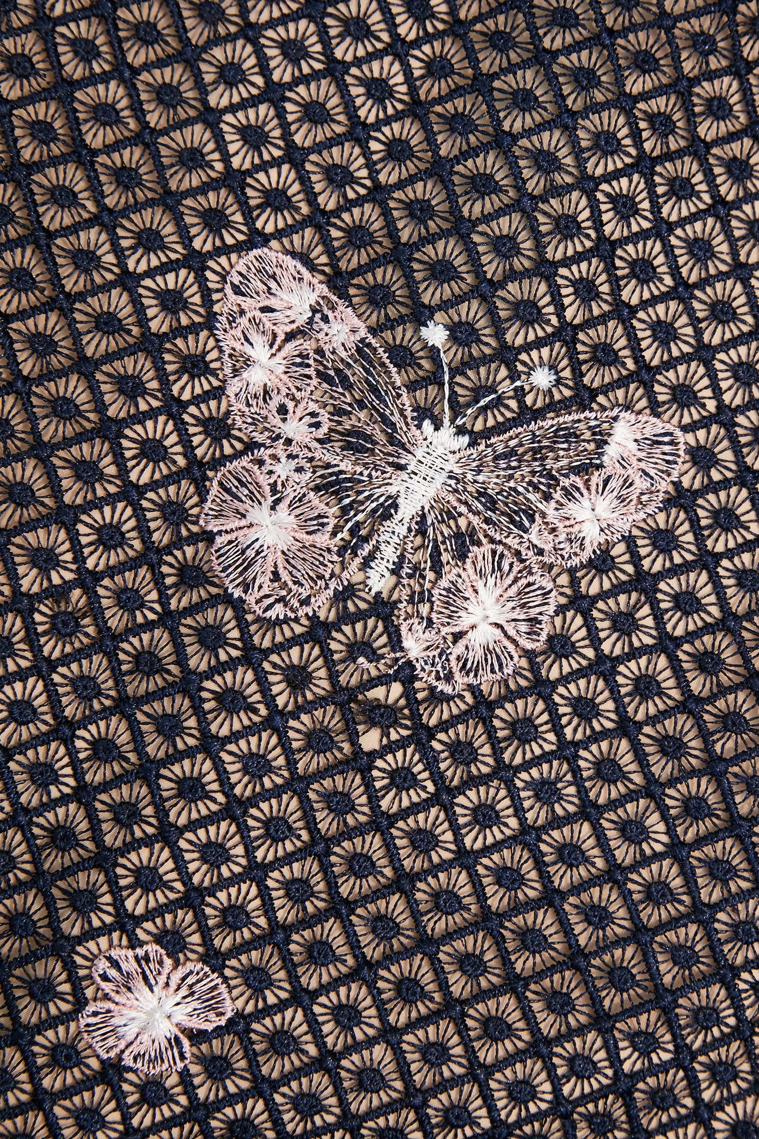 Butterfly Embridery Detail Lace DressButterfly Embridery Detail Lace Dress,Embroidered,cocktaildresses,Plaid,Evening dresses,Season (AW) Look,Valentine,Belts,blossoms,Lace,Lace dresses