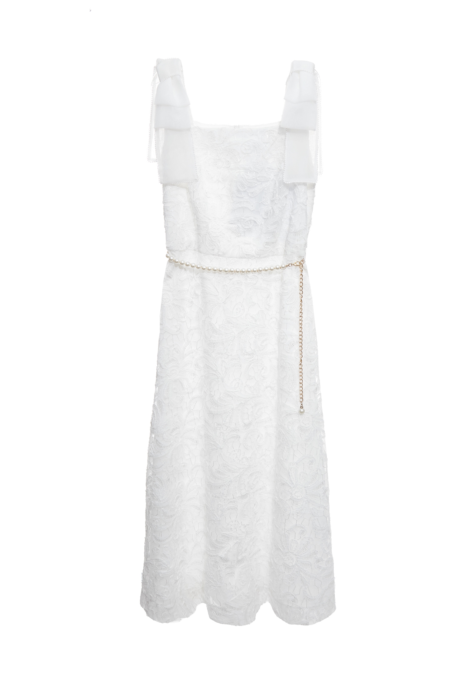 Bow Detail Mesh Floral Maxi DressBow Detail Mesh Floral Maxi Dress,Dresses,Embroidered,Lace dresses,pearl,White dresses,Season (AW) Look,Lace,Lace dresses,bows