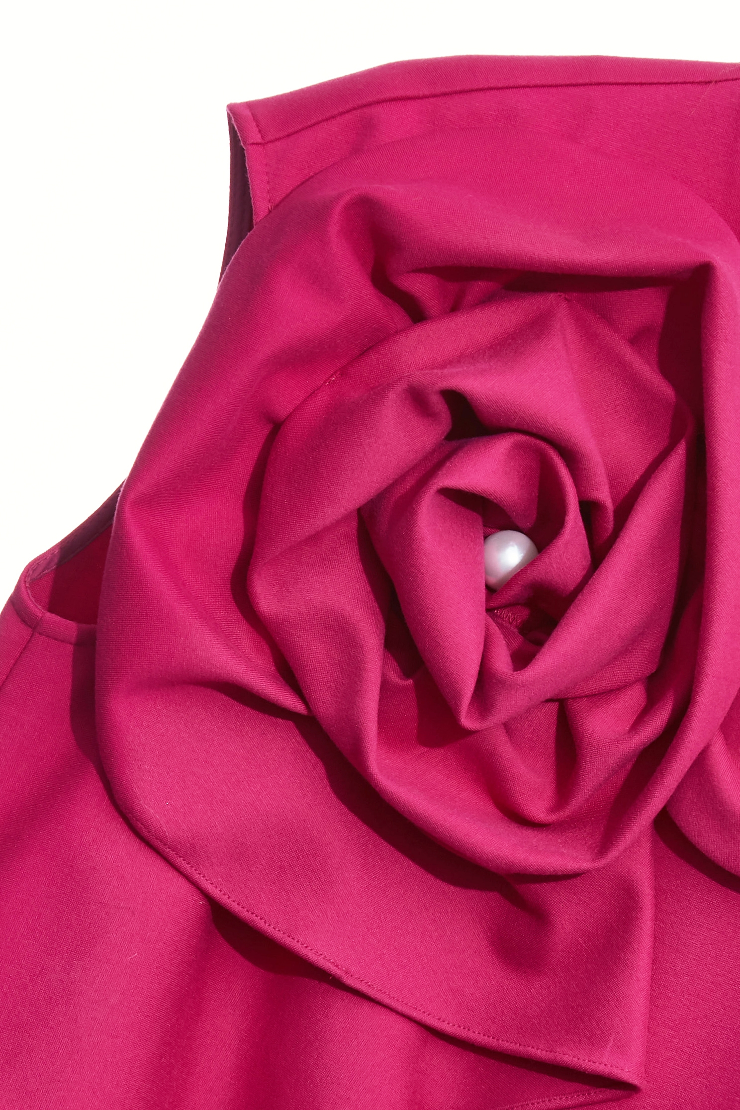 3-D Floral Magenta Cap Sleeve Dress3-D Floral Magenta Cap Sleeve Dress,Dresses,Season (SS) Look