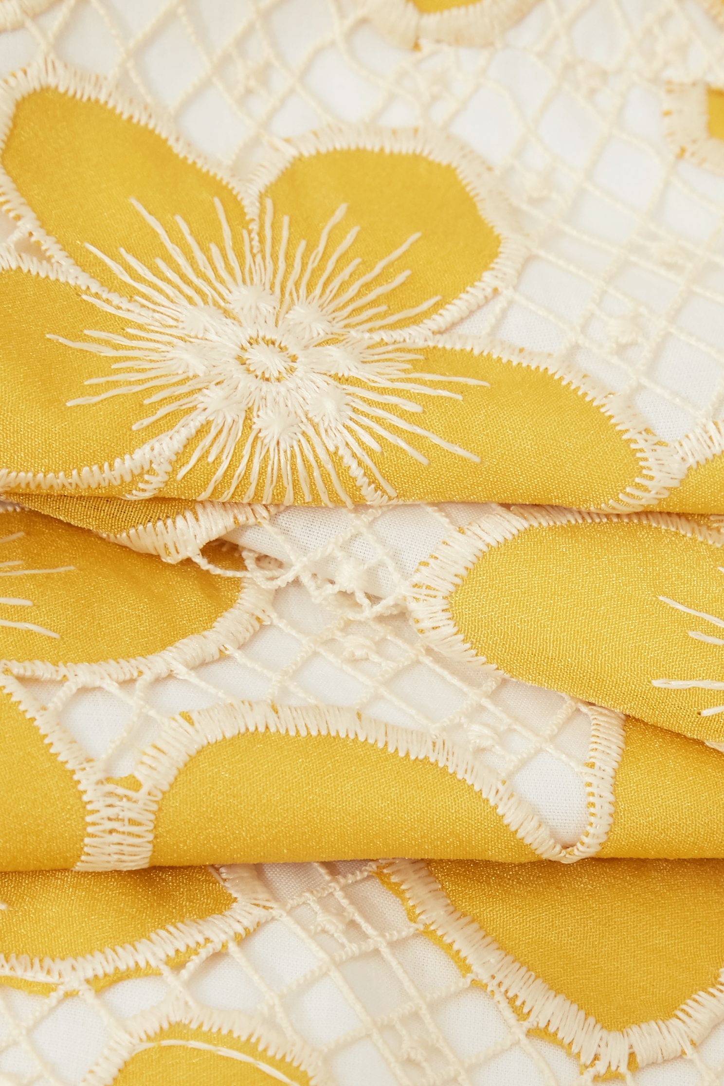 Puff Sleeve Floral Embroidery DressPuff Sleeve Floral Embroidery Dress,V-neck dresses,Embroidered,Season (SS) Look