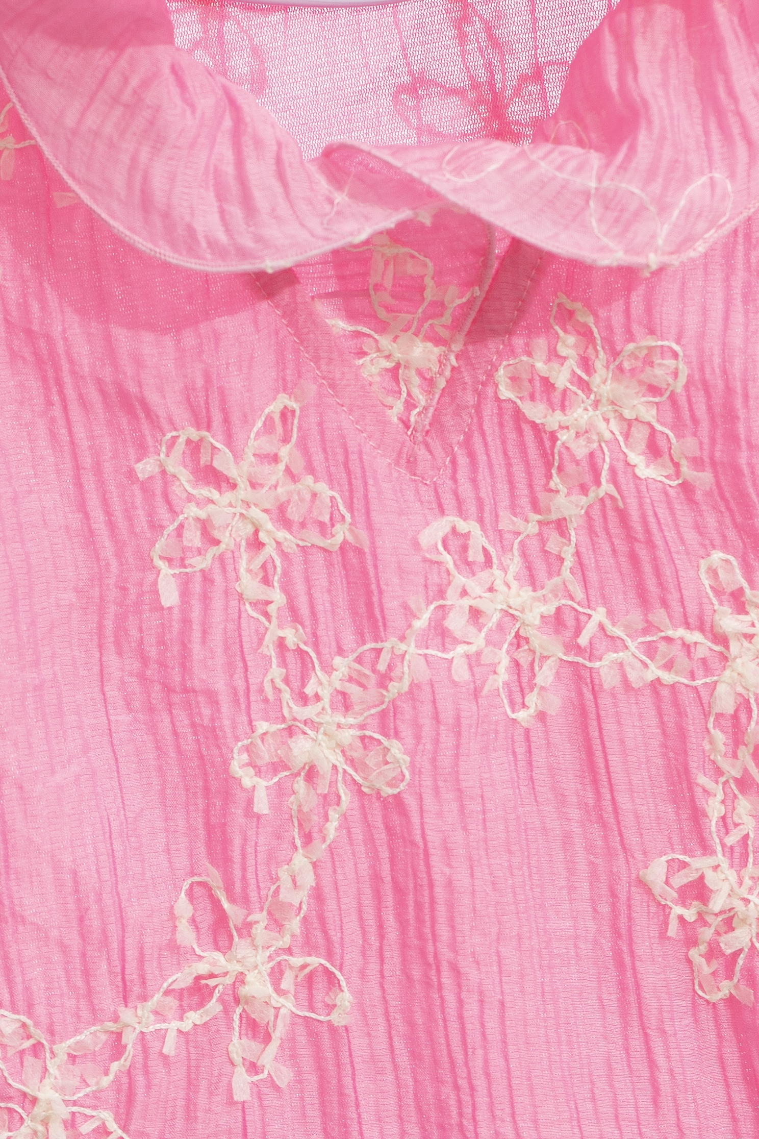 Floral Lace Vest With Ruffle CollarFloral Lace Vest With Ruffle Collar,sleeveless tops,Tops,Embroidered,Season (AW) Look,sleeveless tops