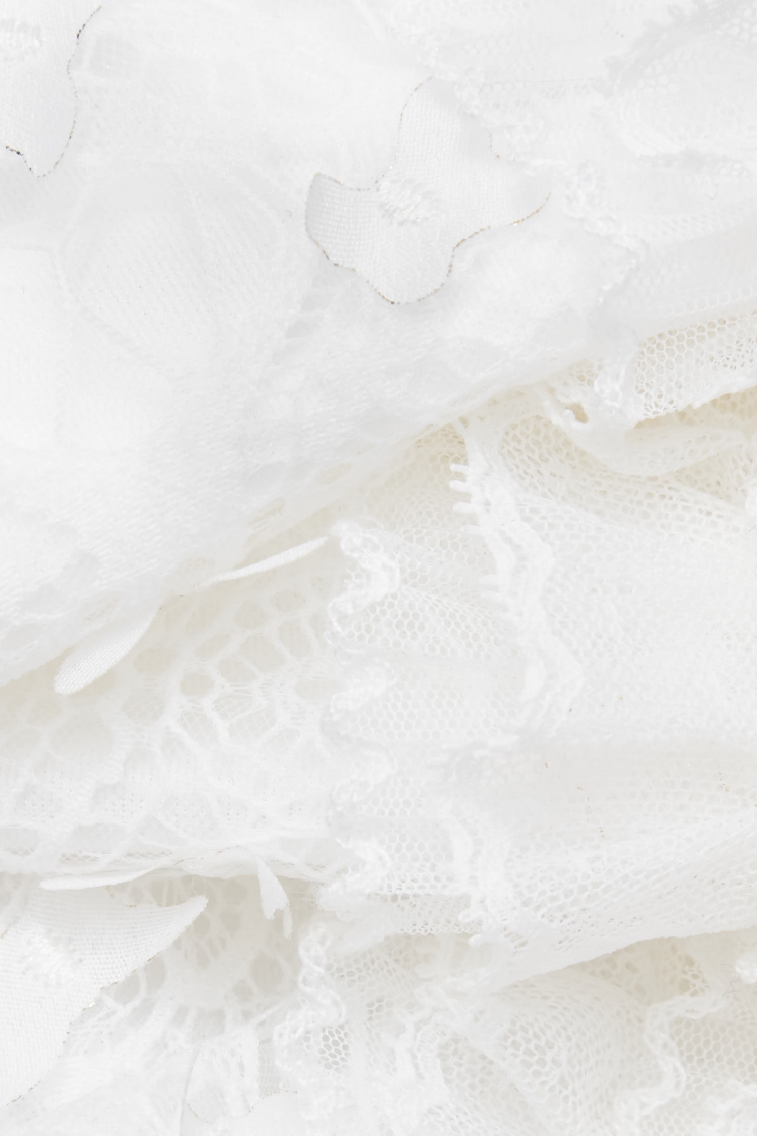 Butterfly Detail Ruffle Lace VestButterfly Detail Ruffle Lace Vest,sleeveless tops,Tops,Embroidered,Season (SS) Look,City Feminine,White tops,sleeveless tops,Lace