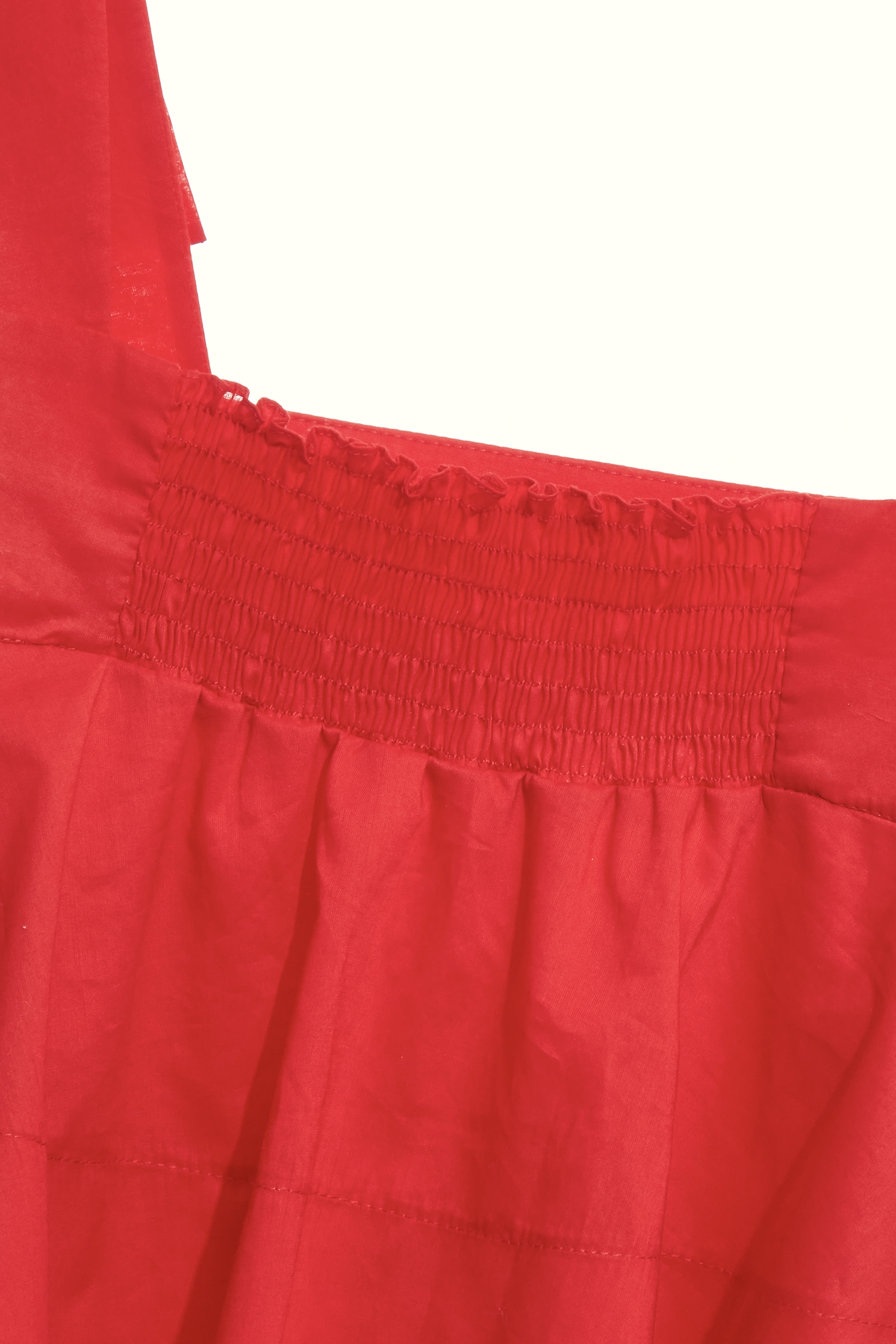 Chili Red Double Layer Vest,sleeveless tops,Tops,bestselling,Season (SS) Look,sleeveless tops,bows
