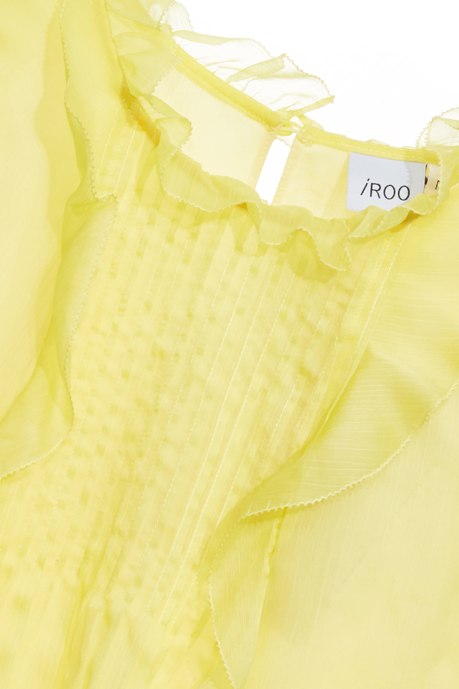 Pintuck Detail Ruffle Chiffon VestPintuck Detail Ruffle Chiffon Vest,sleeveless tops,Tops,Embroidered,Season (SS) Look,sleeveless tops,City Feminine,sleeveless tops,upperclass,Chiffon,Chiffon tops