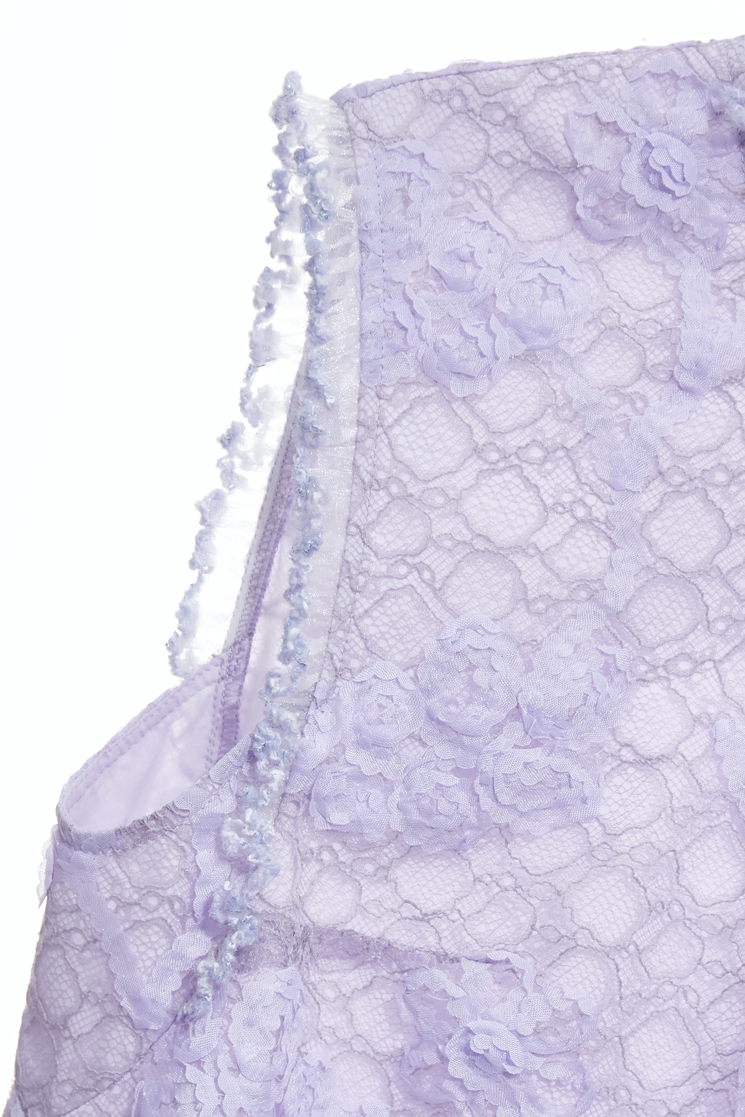 Floral Brooch Detail Lace Vest,sleeveless tops,Tops,Season (SS) Look,sleeveless tops,Lace