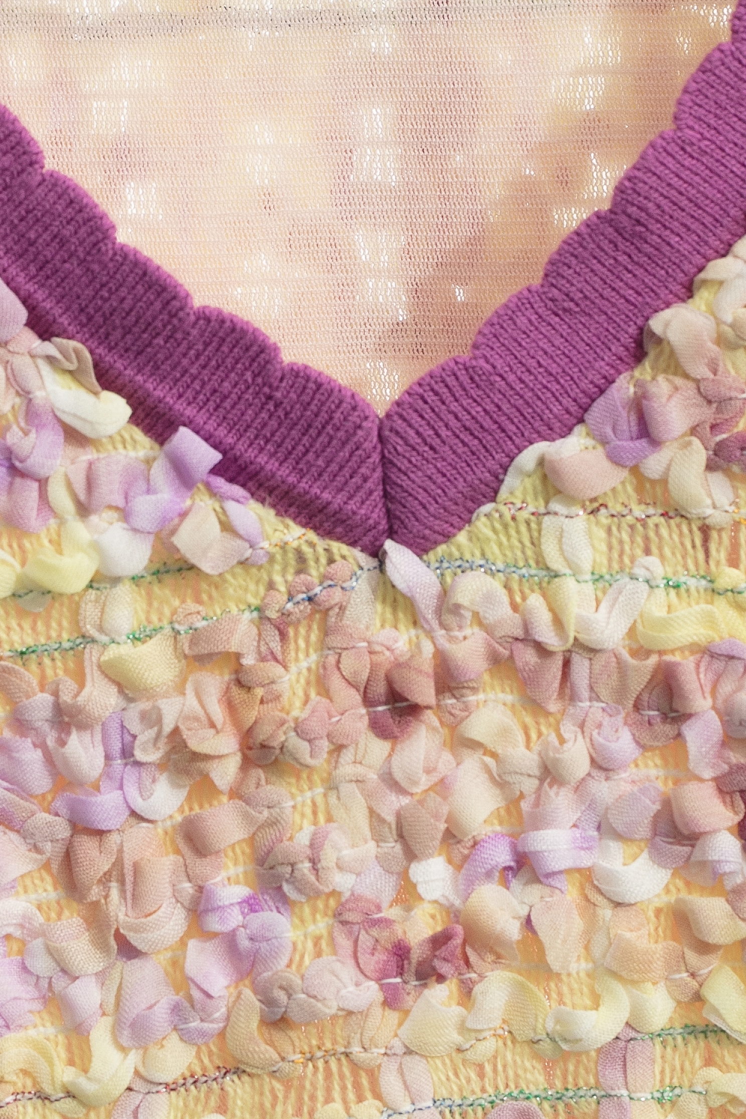 V-neck Purple Contrast Trim VestV-neck Purple Contrast Trim Vest,sleeveless tops,Tops,Season (AW) Look,sleeveless tops