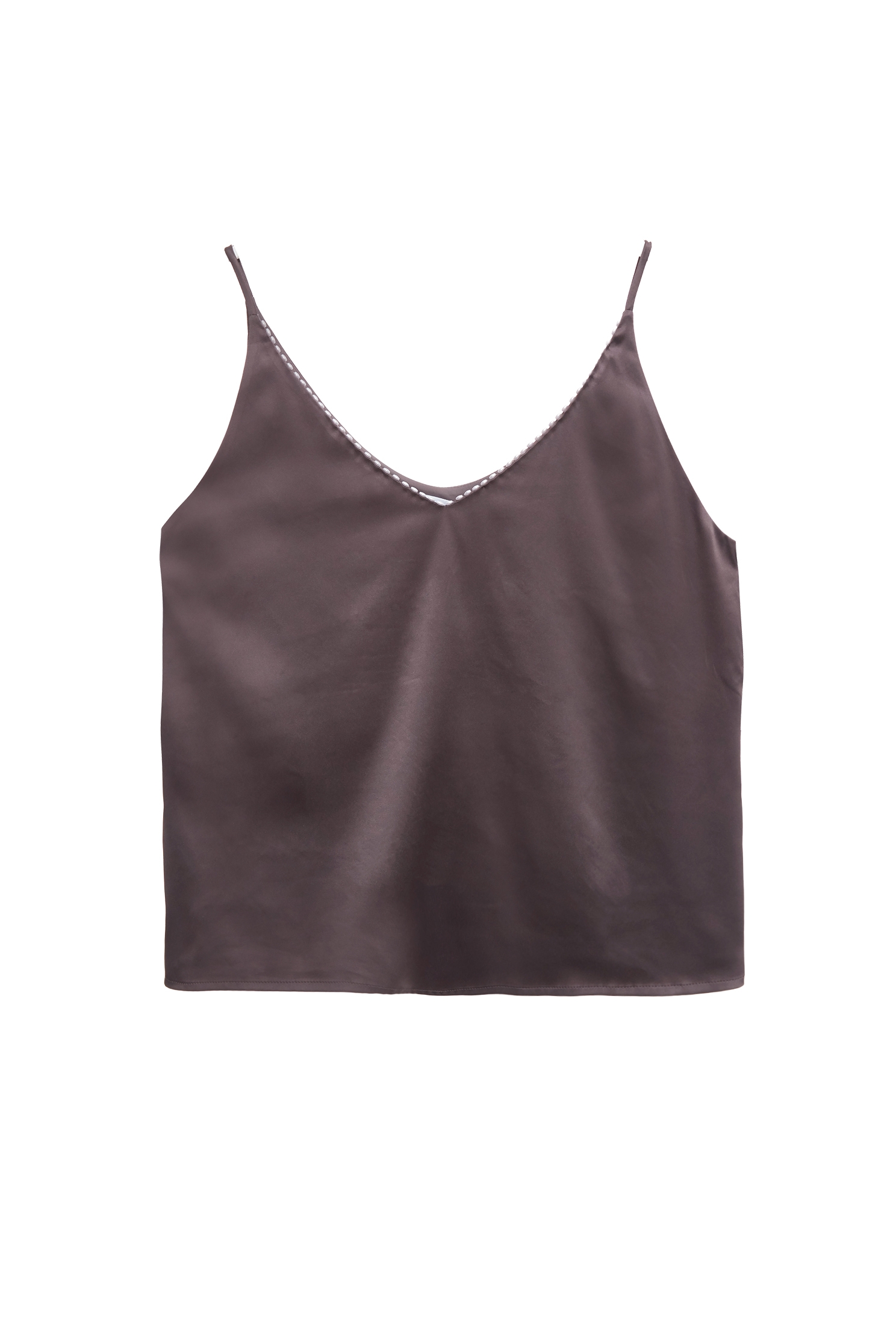 Satin Grey Tank TopSatin Grey Tank Top,Under shirts,Season (AW) Look,Valentine,sleeveless tops,upperclass